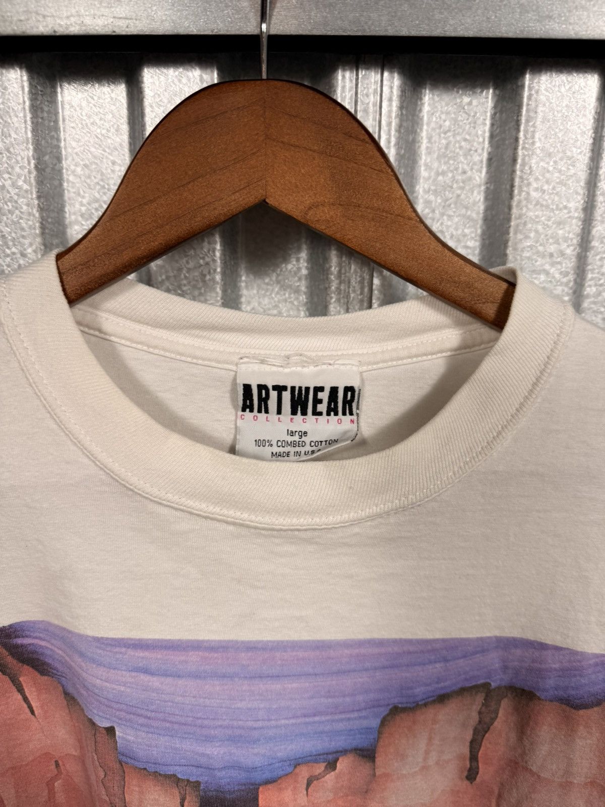 Other Vintage Artwear Canyon Made in USA western Tee shirt Size US L / EU 52-54 / 3 - 7 Thumbnail
