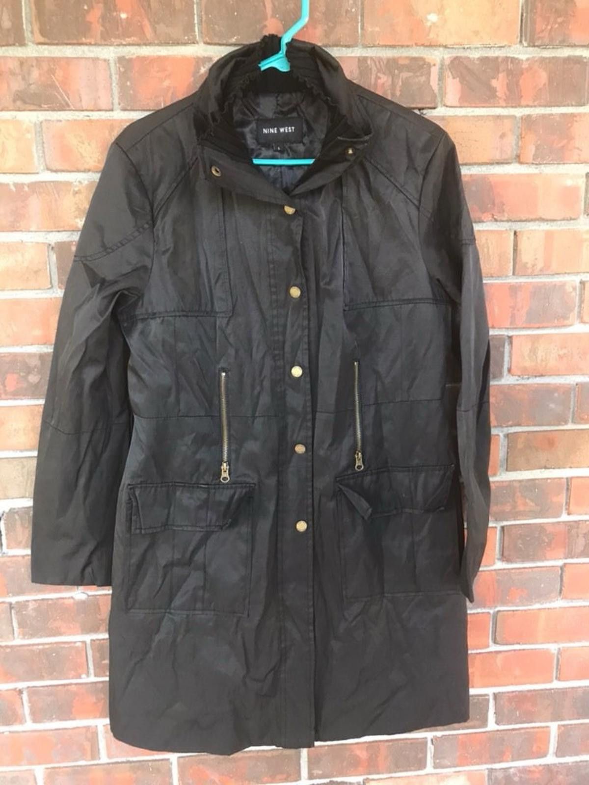 Nine West Nine West Dress Coat Size Large Black Size L / US 10 / IT 46 - 2 Thumbnail