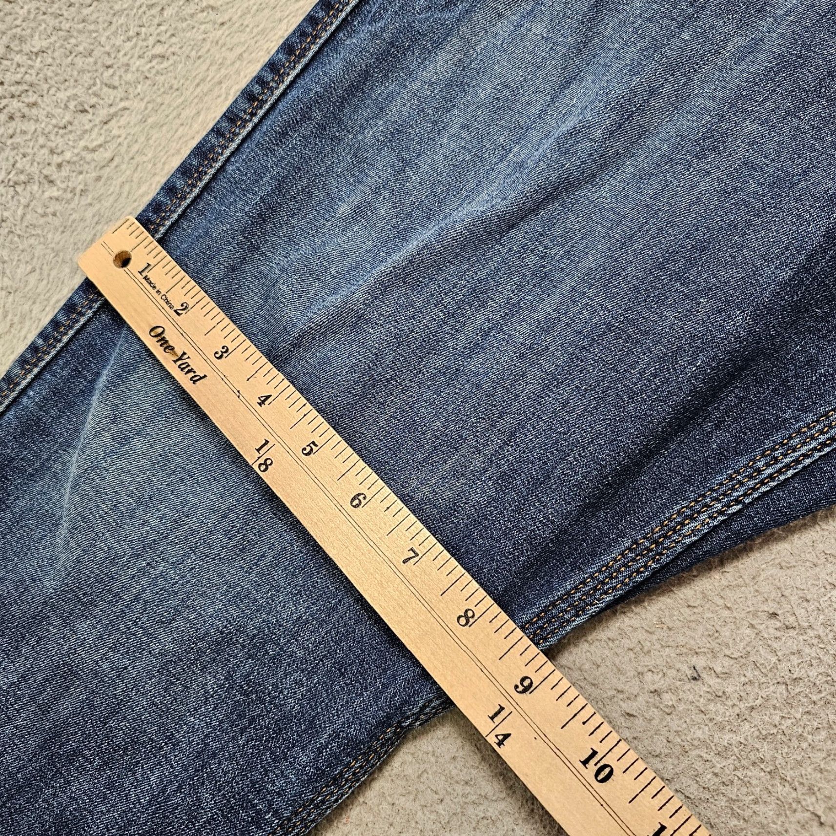 DUER DUER Jeans Mens 38x26 Tailored Blue L2X Relaxed Taper Five Pocket Stretch Denim Jea ns Size US 38 / EU 54 - 6 Thumbnail