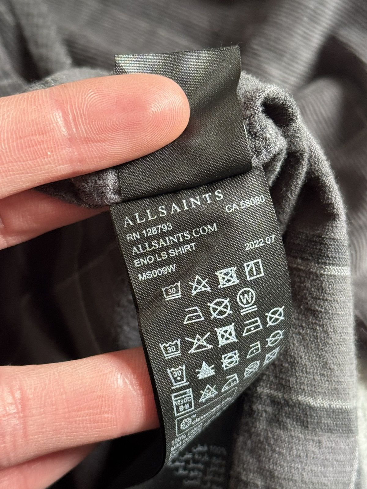 Allsaints Allsaints L size ENO LS shirt button up long sleeve corduroy Size US L / EU 52-54 / 3 - 11 Thumbnail