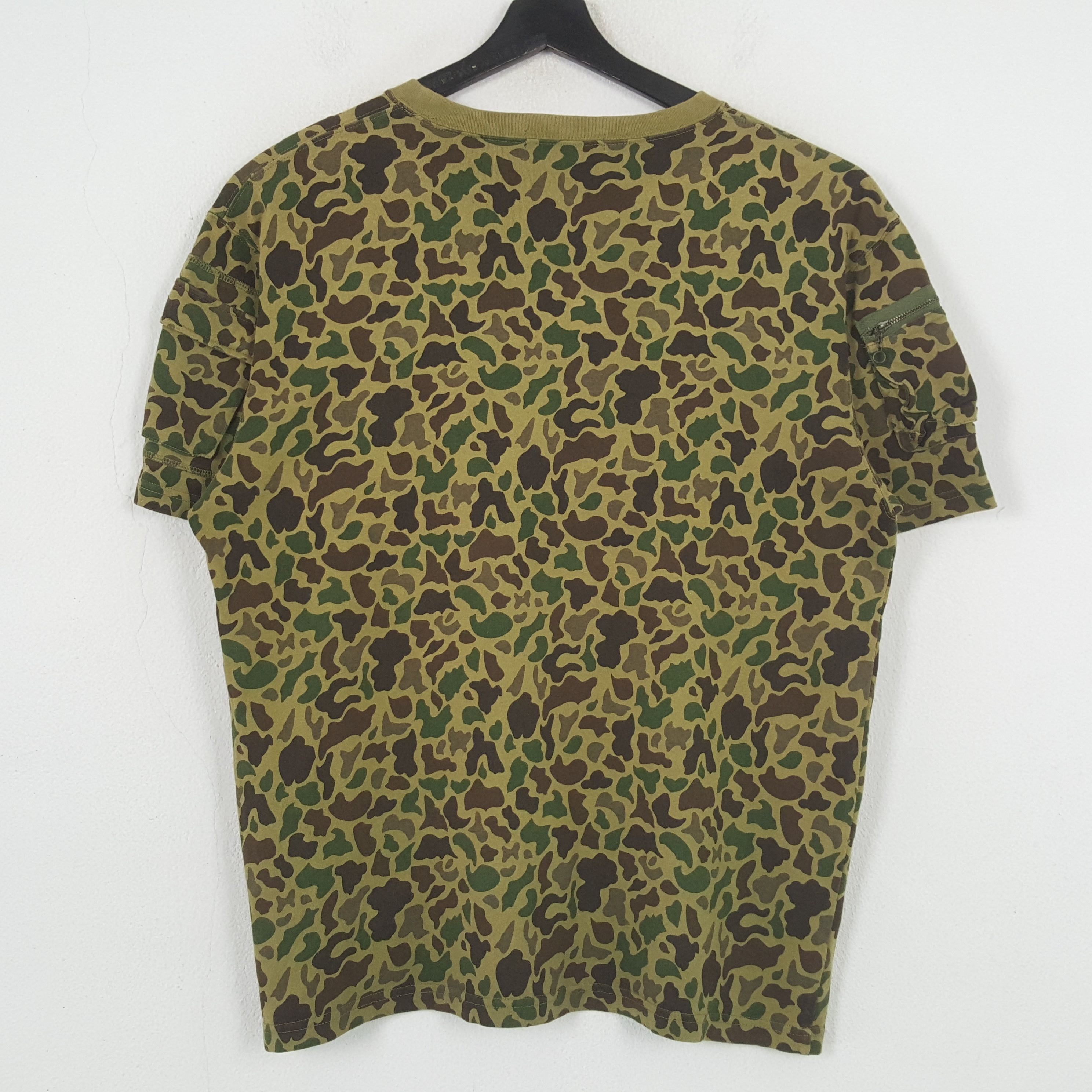 Global Work GLOBAL WORK Camo Design Tshirt C285N25 Size US XL / EU 56 / 4 - 3 Thumbnail