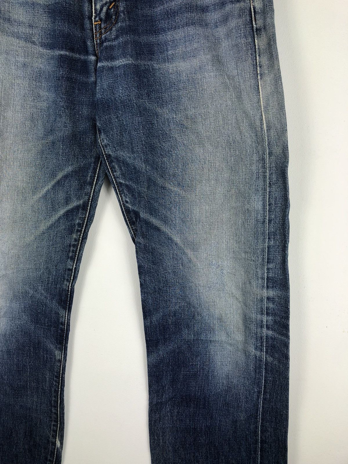 Levi's Vintage 90's LEVI'S 502 Big E Talon Zipper Redline Selvedge Size US 30 / EU 46 - 3 Thumbnail