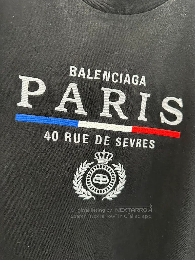 Balenciaga Balenciaga Colorful Letter Logo Black Short Sleeve Size US M / EU 48-50 / 2 - 4 Thumbnail