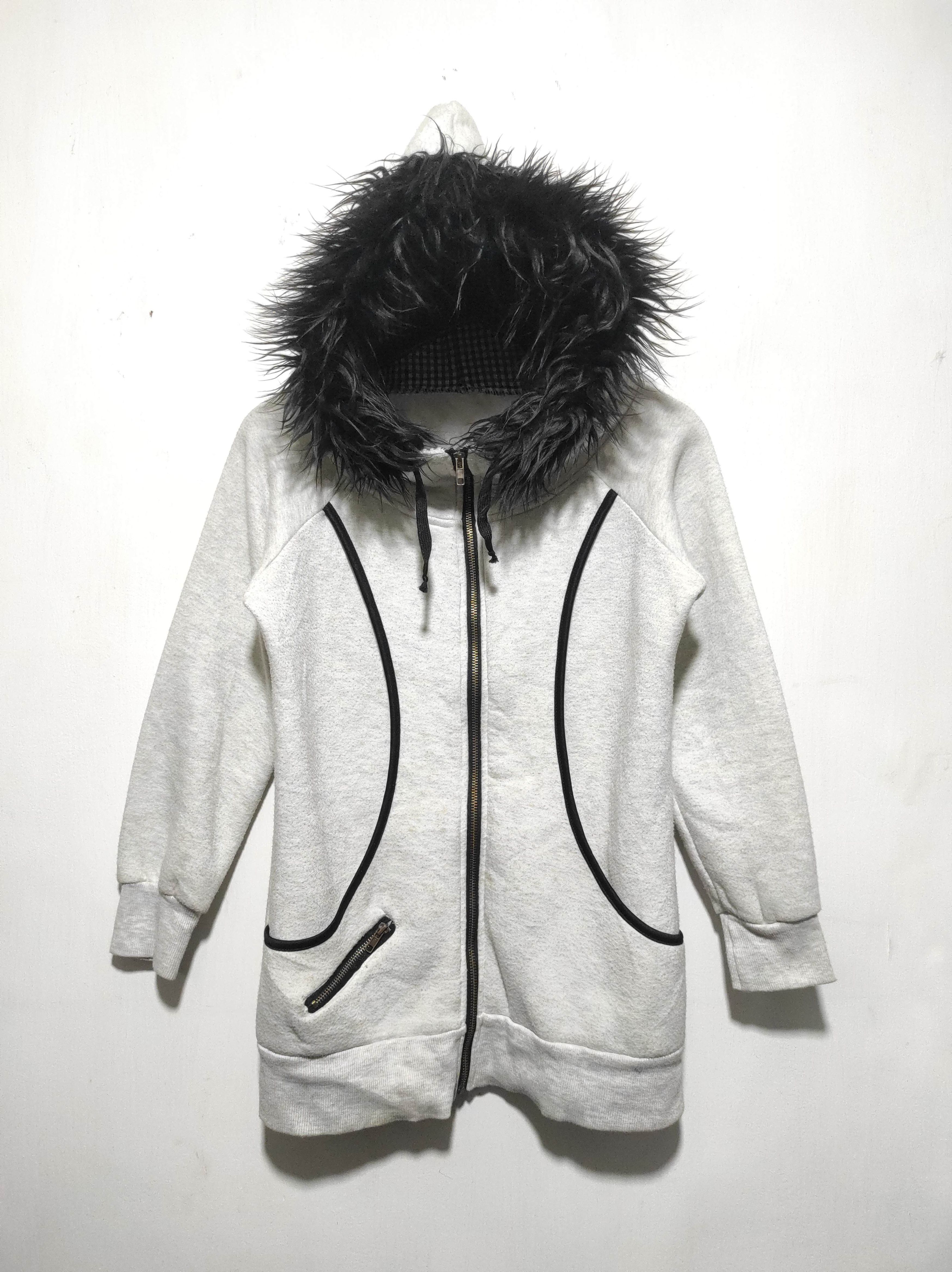 Japanese Brand Gray zip fur hoodie ifsix LGB style Size US S / EU 44-46 / 1 - 2 Thumbnail