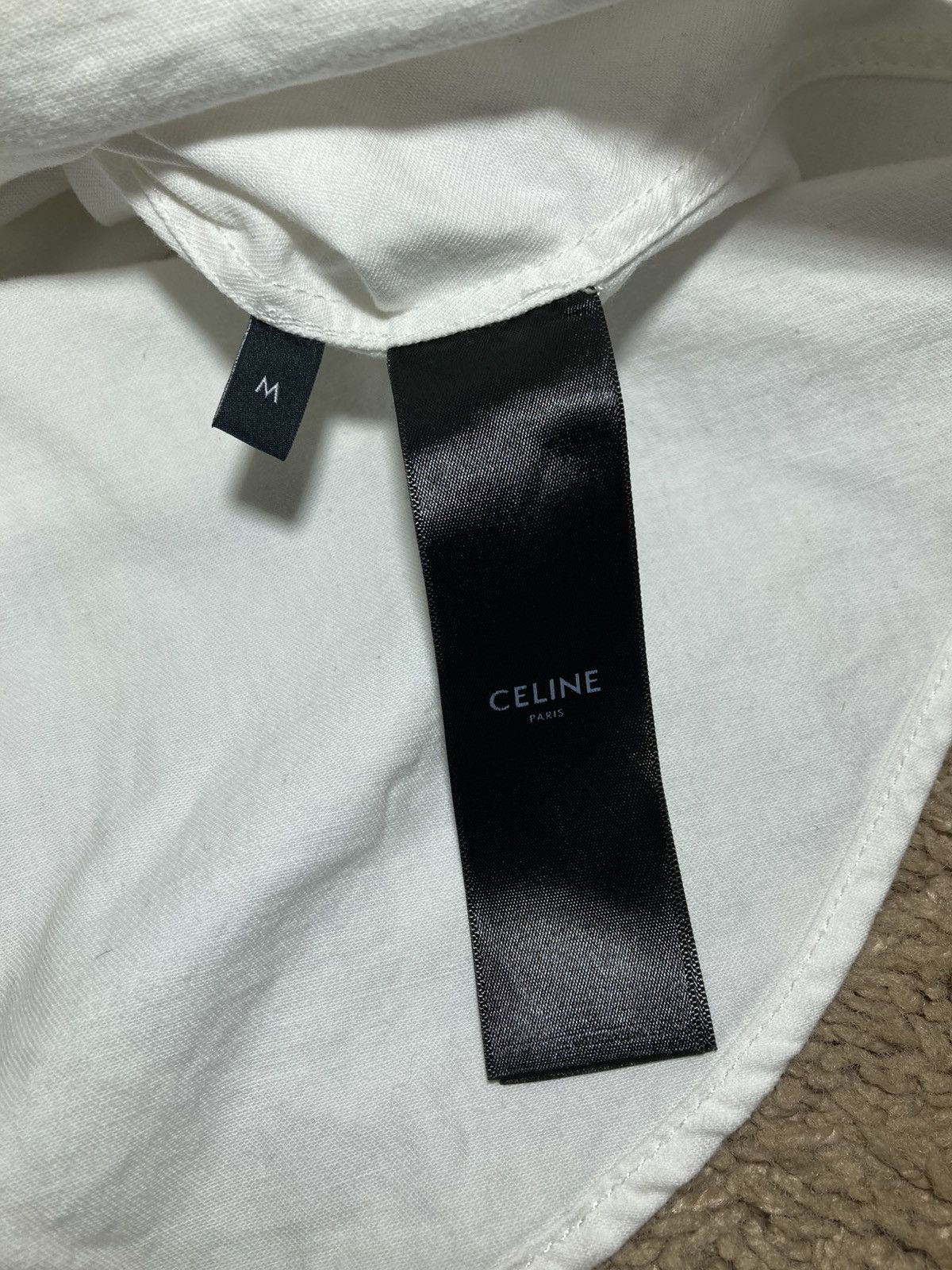 Celine AW23 Celine Western Shirt Relaxed Pearl 2023 Hedi Denim Slim Size US M / EU 48-50 / 2 - 8 Thumbnail