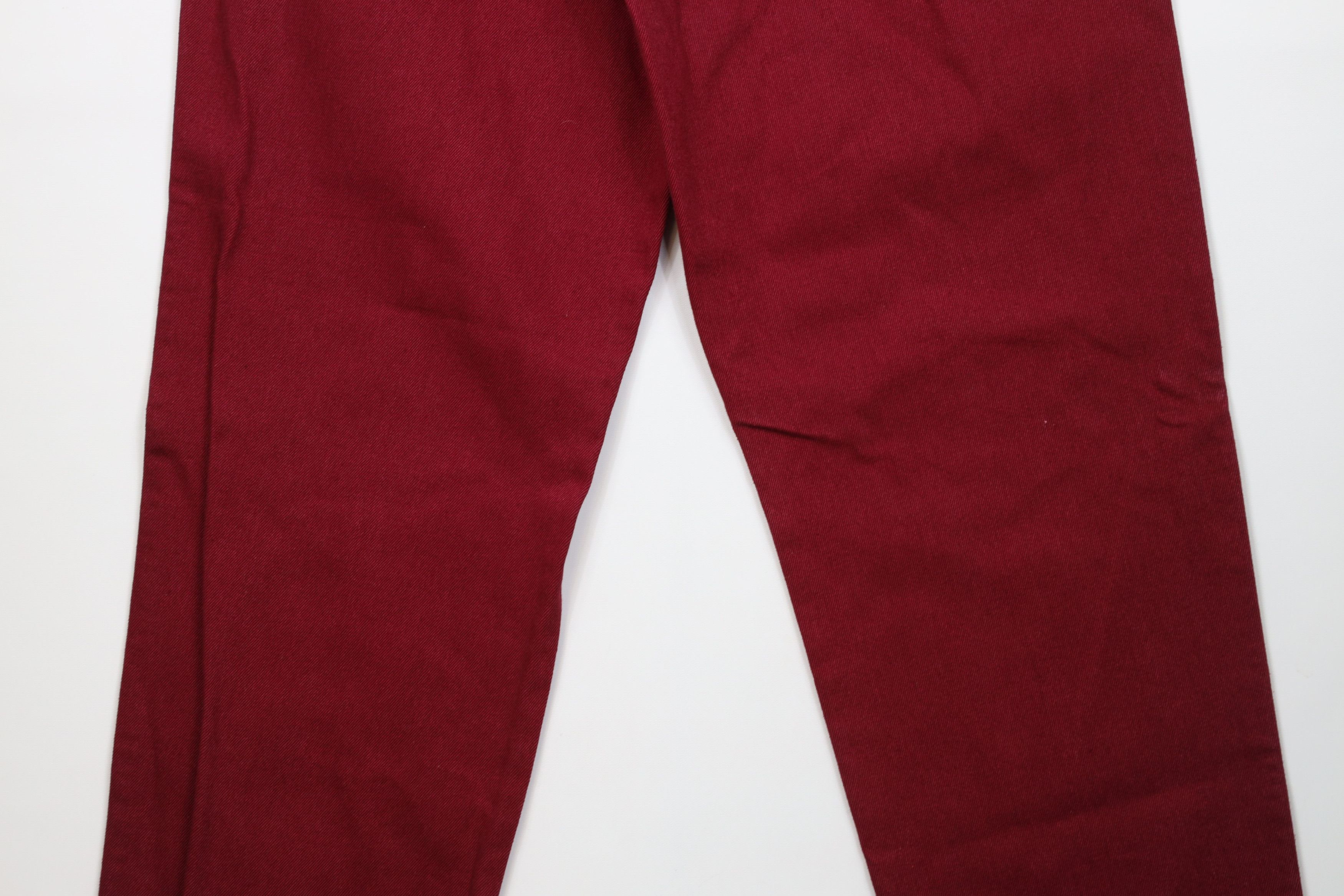 Vintage Deadstock Vintage 90s Streetwear Skateboard Jeans Burgundy Size US 32 / EU 48 - 13 Thumbnail