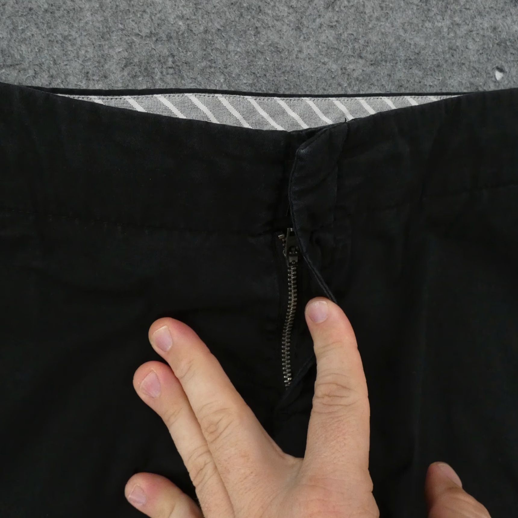 Gap Gap Shorts Womens 10 Stretch Chino Flat Front Black Mid Rise Casual Size 24" / US 00 / IT 34 - 6 Thumbnail