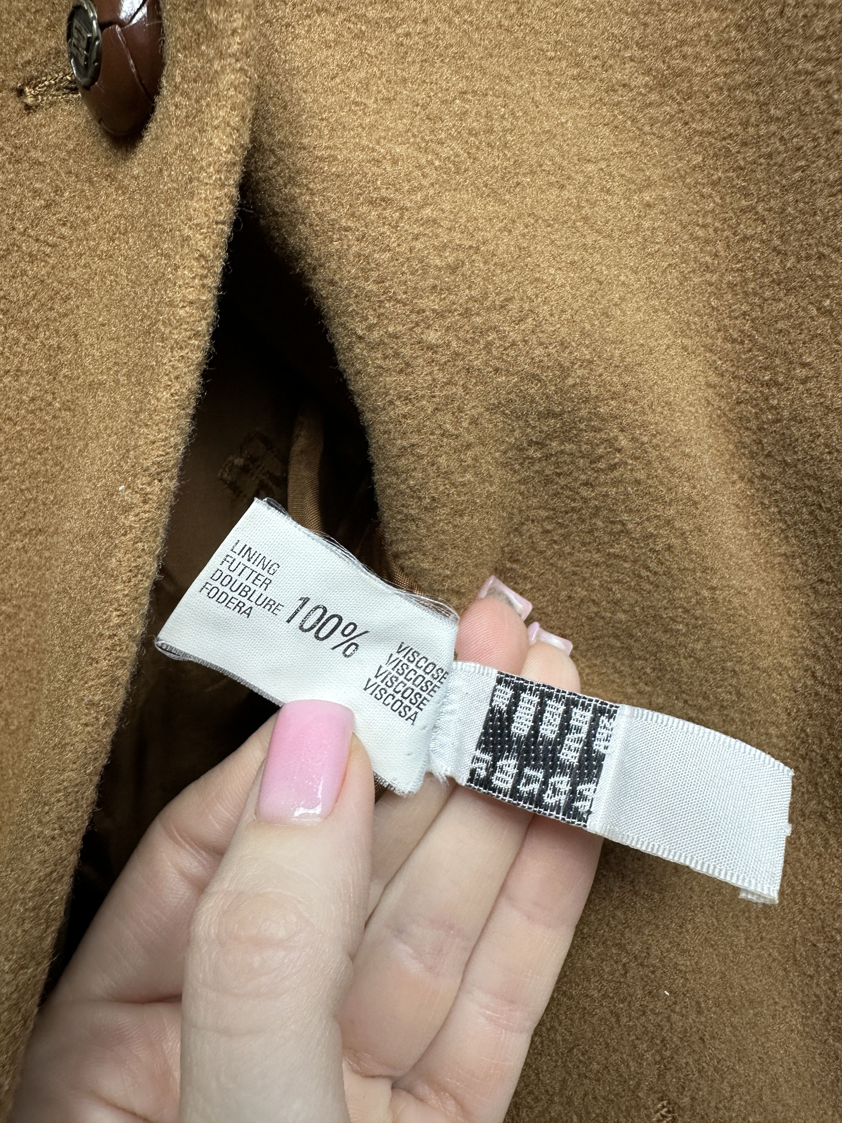 DAKS DAKS Vintage Womens Wool Coat Jacket Size L / US 10 / IT 46 - 9 Thumbnail