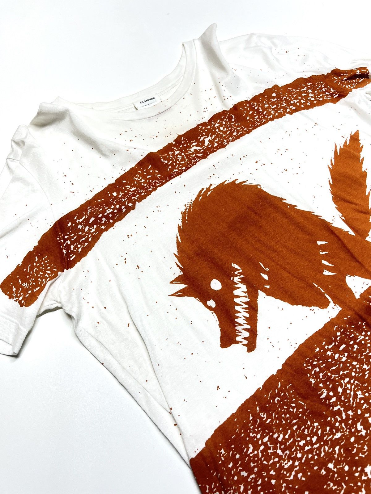 Jil Sander 2014SS Wolf printed tshirt Size US M / EU 48-50 / 2 - 2 Thumbnail