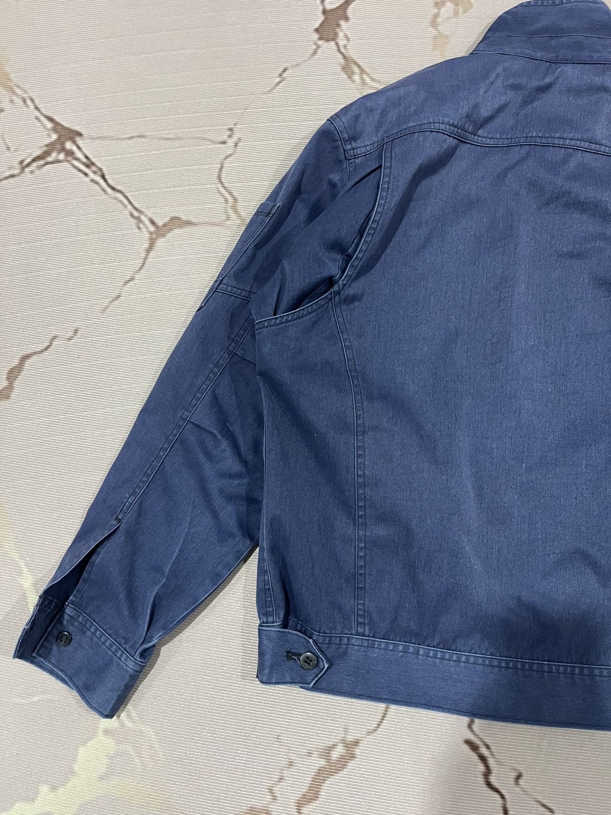 Japanese Brand Burtle Workwear Utility Zip Jacket Navy Japan Size US M / EU 48-50 / 2 - 13 Thumbnail