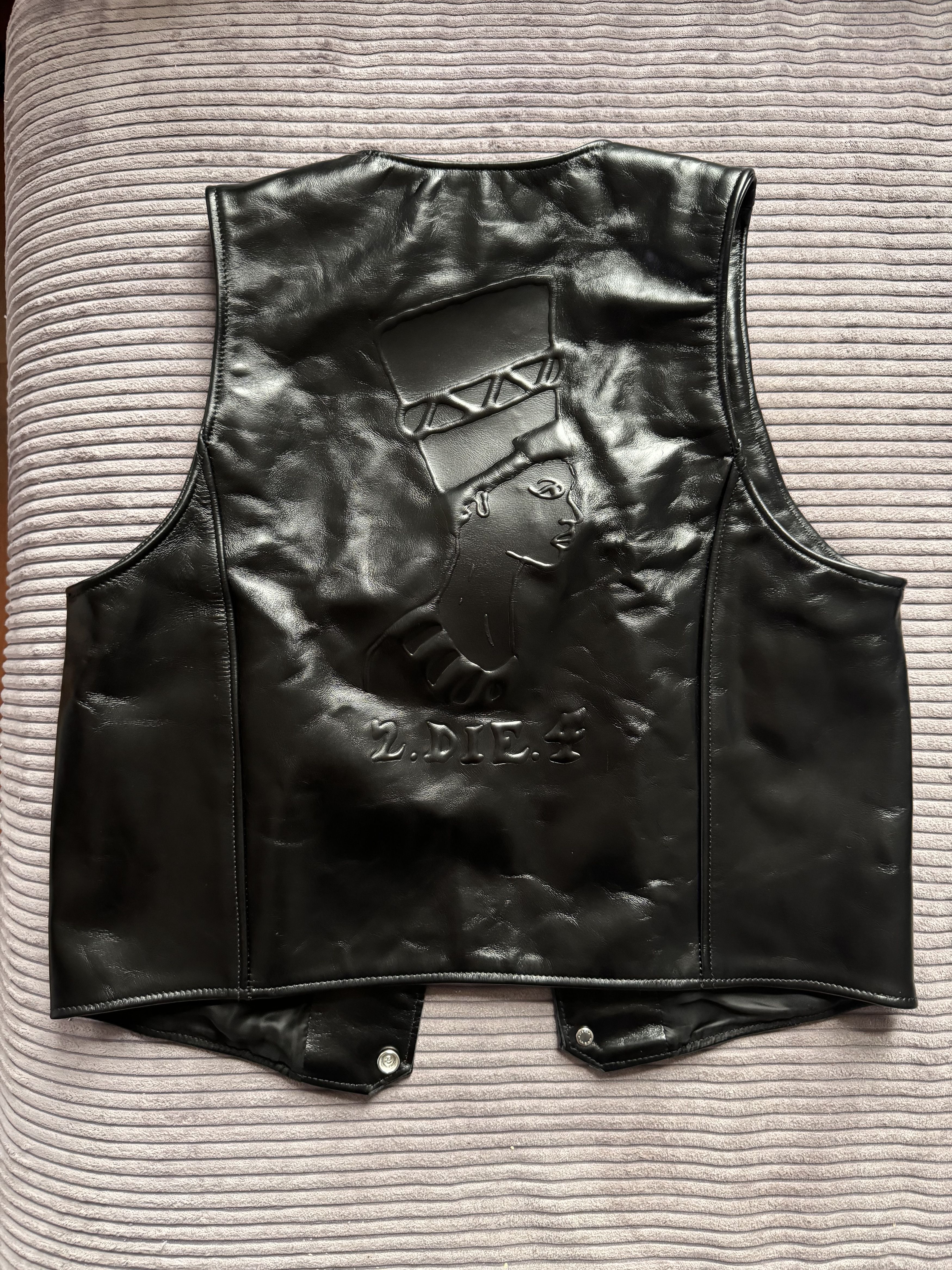 DENIM TEARS Our Legacy x Denim Tears 2Pac Cross Cow Leather Vest Grail S Size US S / EU 44-46 / 1 - 13 Thumbnail