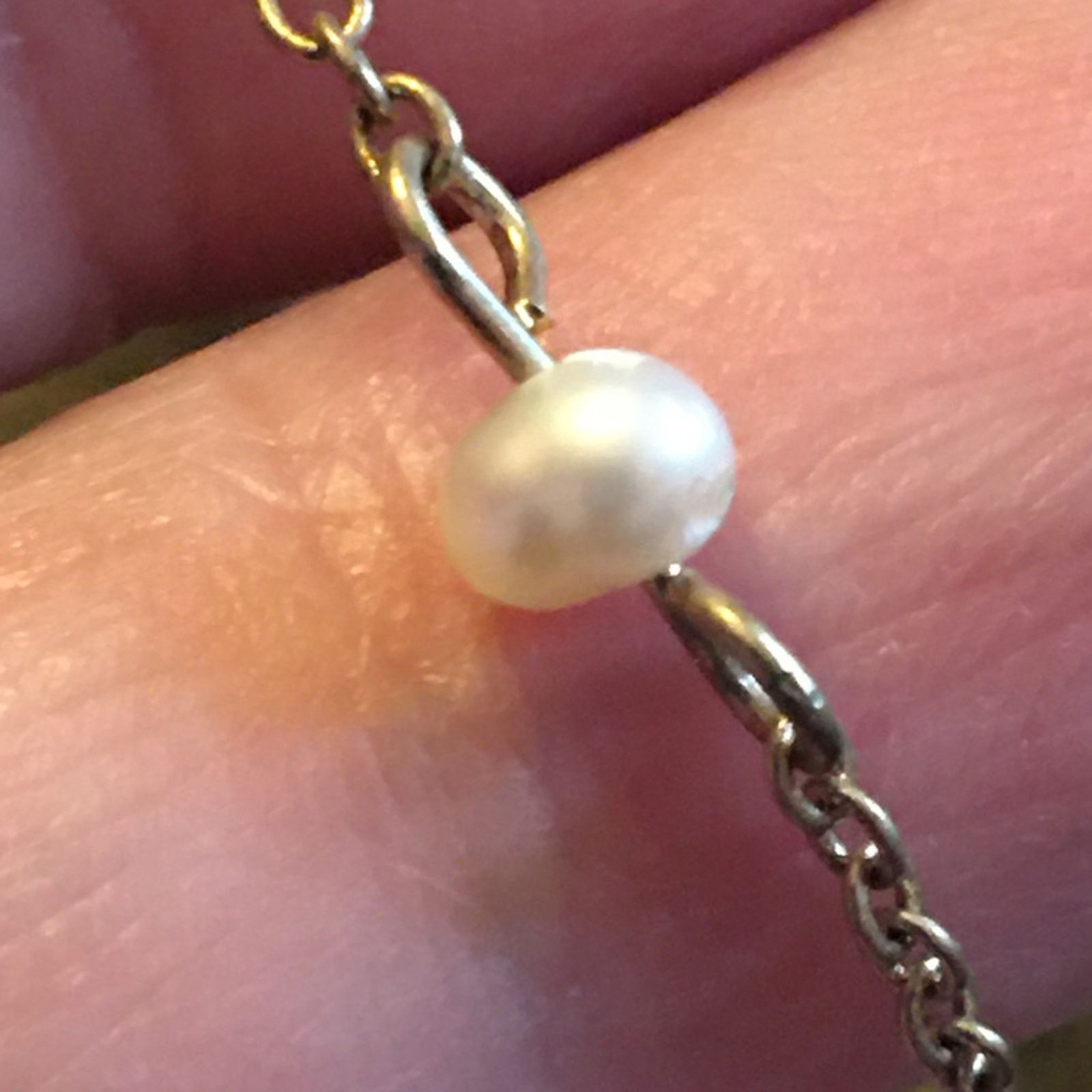 Jewelry Lulu’s faux pearl accented gold chain necklace Size ONE SIZE - 6 Thumbnail