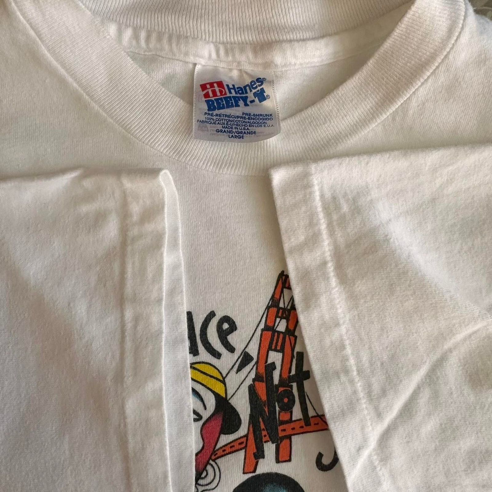 Hanes × Vintage Vintage 1994 San Francisco Art T-Shirt Size US L / EU 52-54 / 3 - 8 Thumbnail