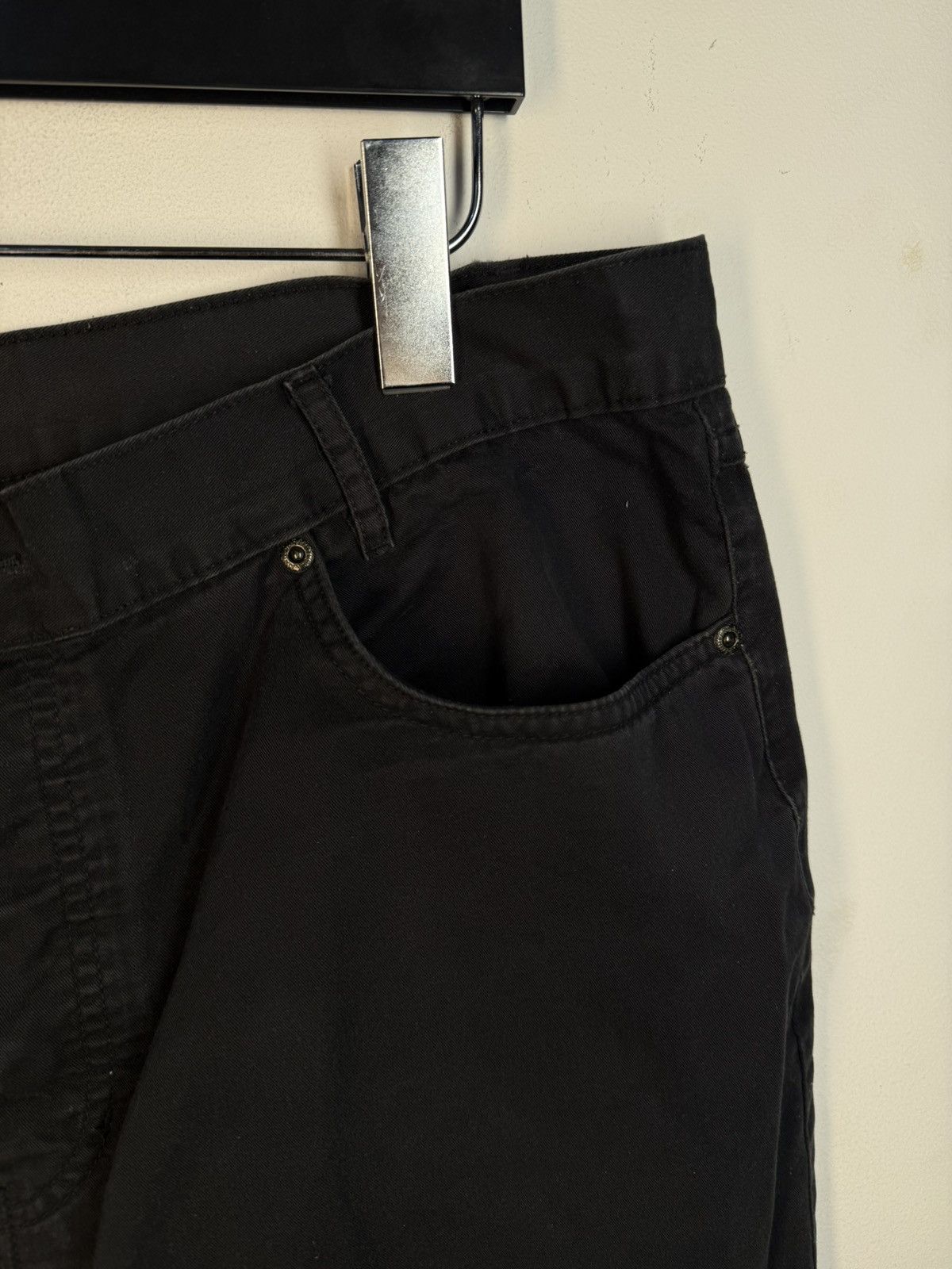 Yves Saint Laurent 36x30 YSL Jeans Black Denim Pants Casual Old Money Size US 36 / EU 52 - 12 Thumbnail