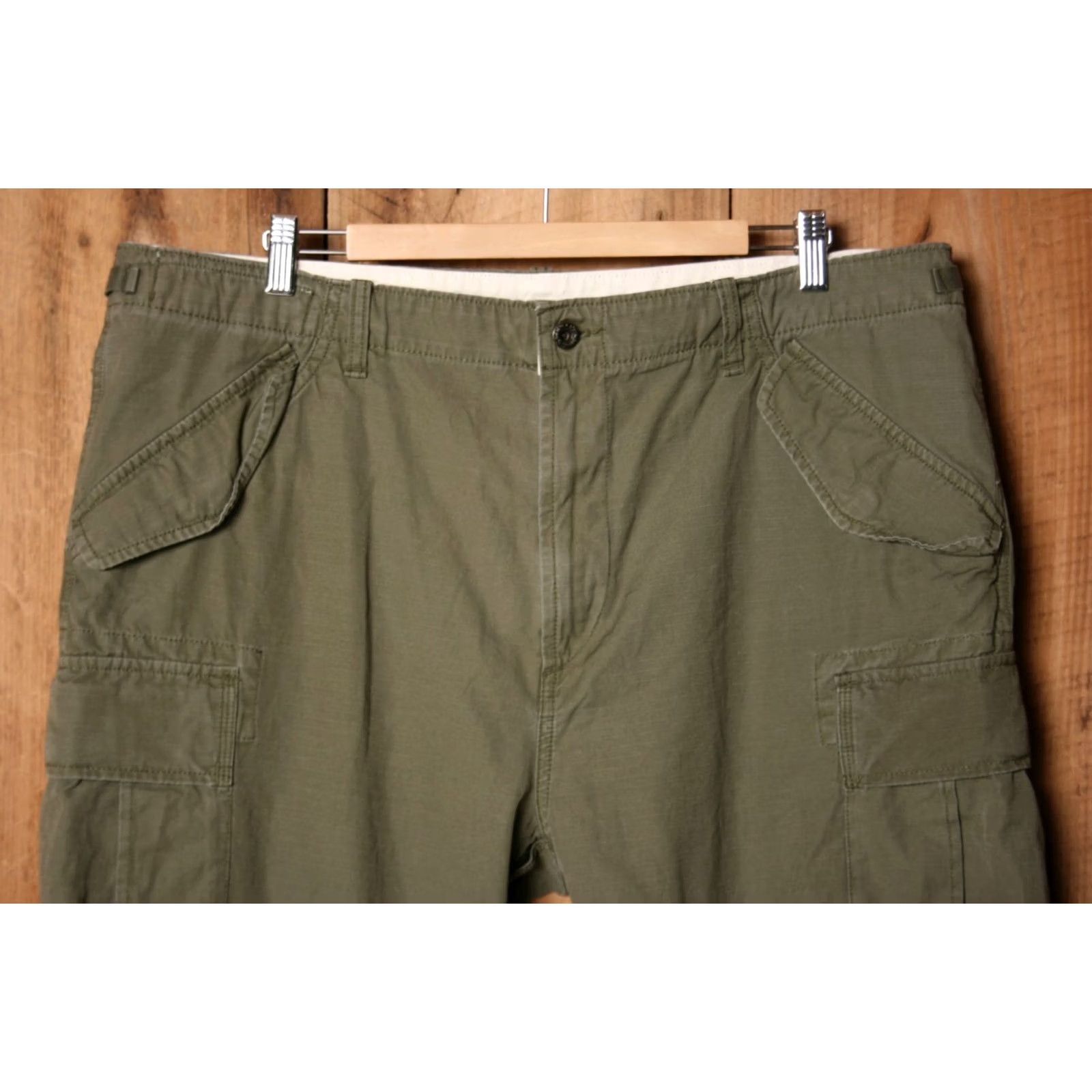 Polo Ralph Lauren Polo Ralph Lauren Cargo Pants Slim Fit Olive Green 40x31 Mens Size US L / EU 52-54 / 3 - 2 Thumbnail