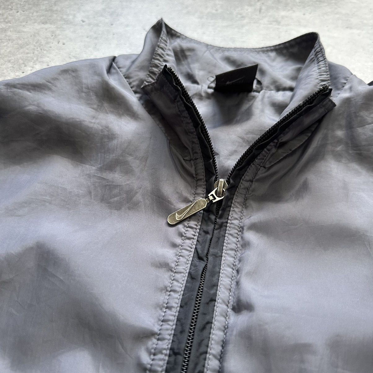 Other Vintage Nike Retro Track Jacket Black Gray Men’s Size L Size US L / EU 52-54 / 3 - 9 Thumbnail