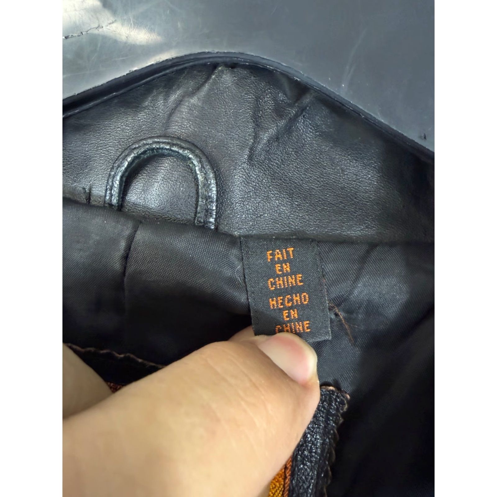 Brooks VINTAGE Out Brook Trench Coat Womens 2X Black Leather Button Front Lined Long Sleeve Western Women’s Coat Size XXL / US 16-18 / IT 52-54 - 5 Thumbnail