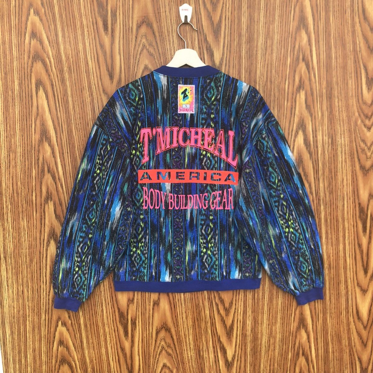 Vintage Vintage T'Michael Body Building Gear sweatshirt from 1990 Size US M / EU 48-50 / 2 - 5 Thumbnail