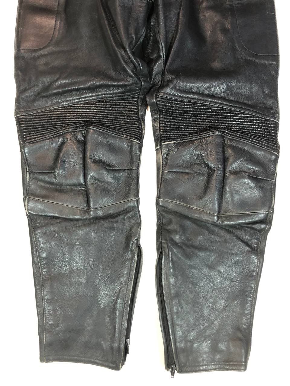 Vintage Frank Thomas Racing Moto Leather Pants Vintage Size US 34 / EU 50 - 3 Thumbnail