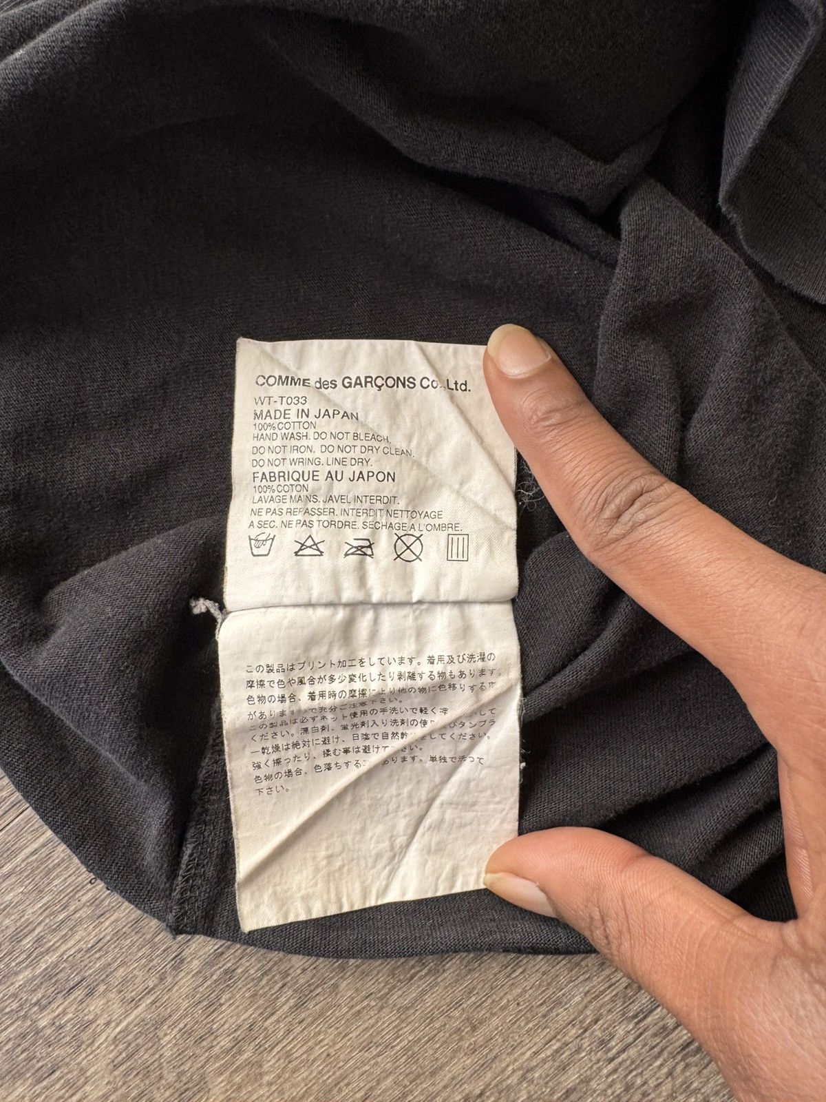 Comme des Garcons Comme Des Garcons knuckle head Tee Shirt Size US M / EU 48-50 / 2 - 6 Thumbnail