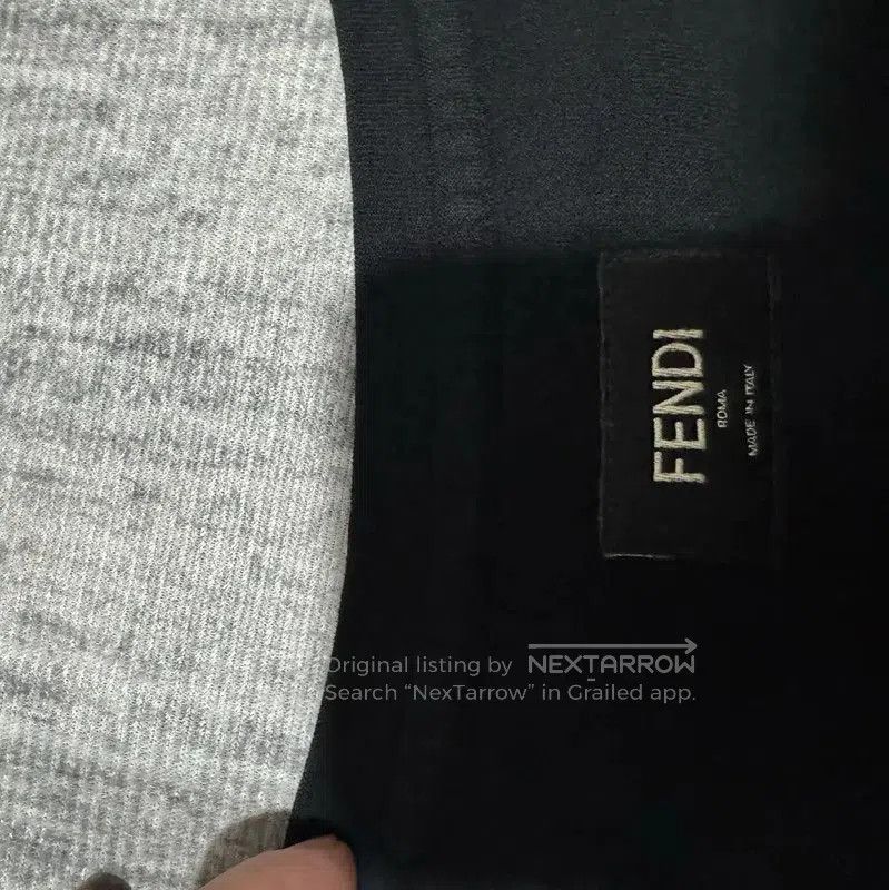 Fendi Fendi Black Cotton Logo T-Shirt for Men . Size US XL / EU 56 / 4 - 4 Thumbnail