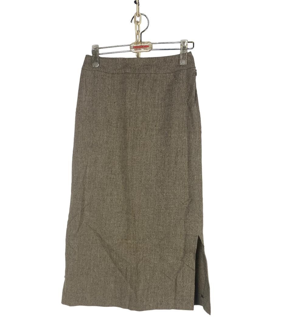 Burberry × Designer Burberrys browns long skirt size 25 Size 25" / US 0 / IT 36 - 1 Thumbnail