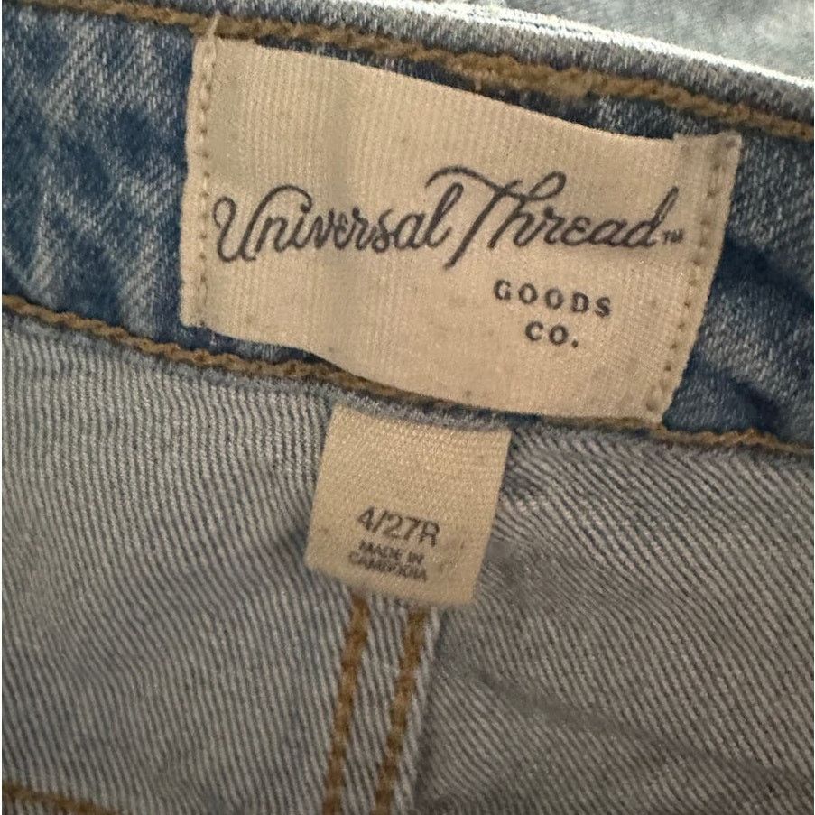 Designer Light Blue Jean High Rise Cutoff Shorts Size 27" / US 4 / IT 40 - 7 Thumbnail