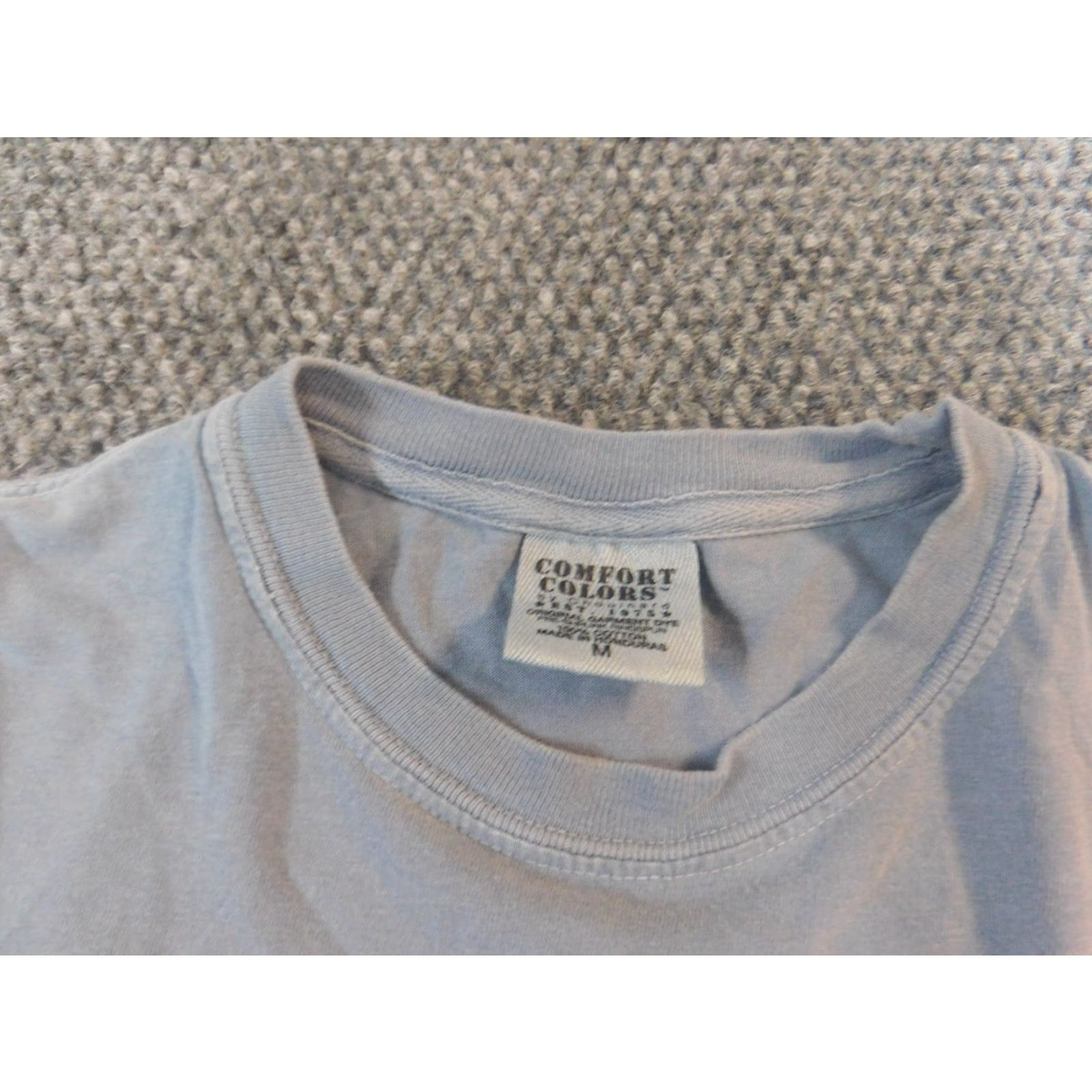 Comfort Colors Comfort Colors Mens shirt M Blue Top sail Island Aruba Crew Neck Long Sleeve Knit Logo T-Shirt Classic Colorful / Men Size US M / EU 48-50 / 2 - 4 Thumbnail