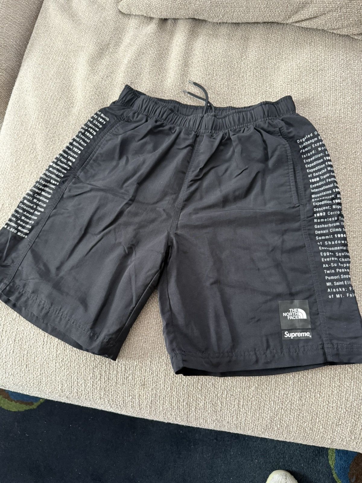 Supreme The North Face Nylon Short 黒 M Supreme The North Face Trekking Packable Belted Short Black