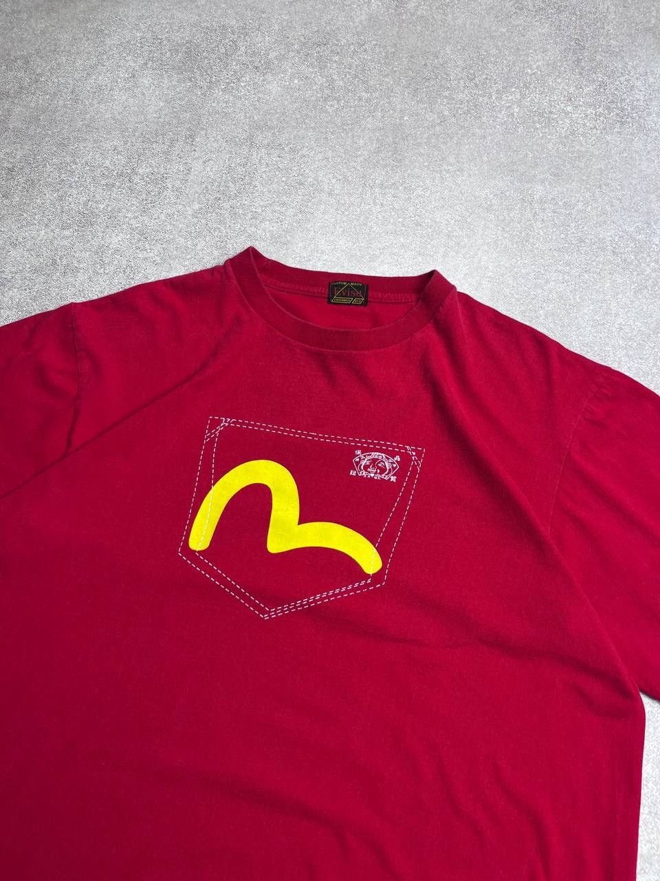 Vintage Vintage Evisu Big Logo Pocket Japanese Boxy T-shirt Y2K L Size US L / EU 52-54 / 3 - 3 Thumbnail