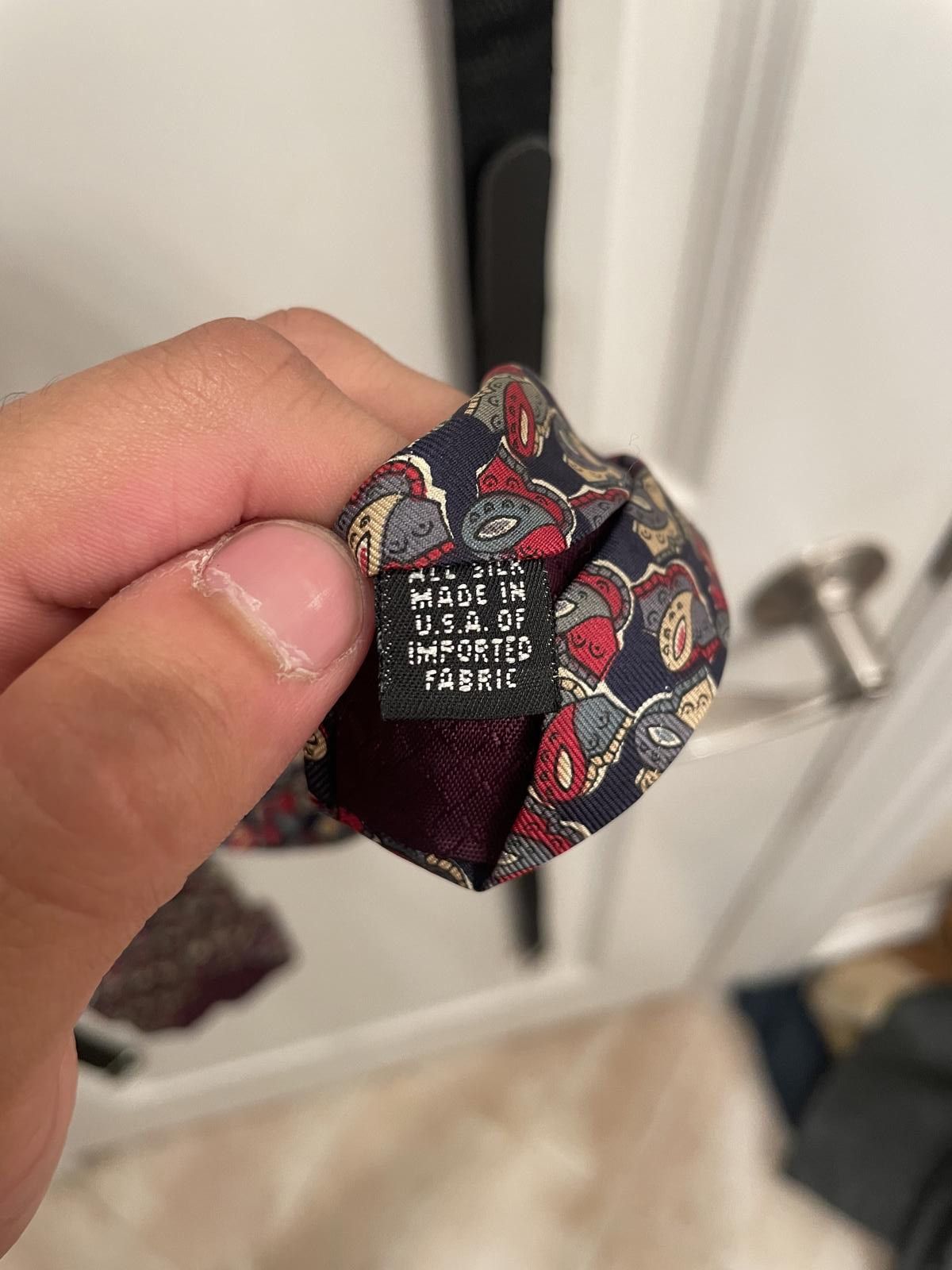 Christian Dior Monsieur Christian Dior Silk Tie - Vintage Patterned Design Size ONE SIZE - 2 Thumbnail