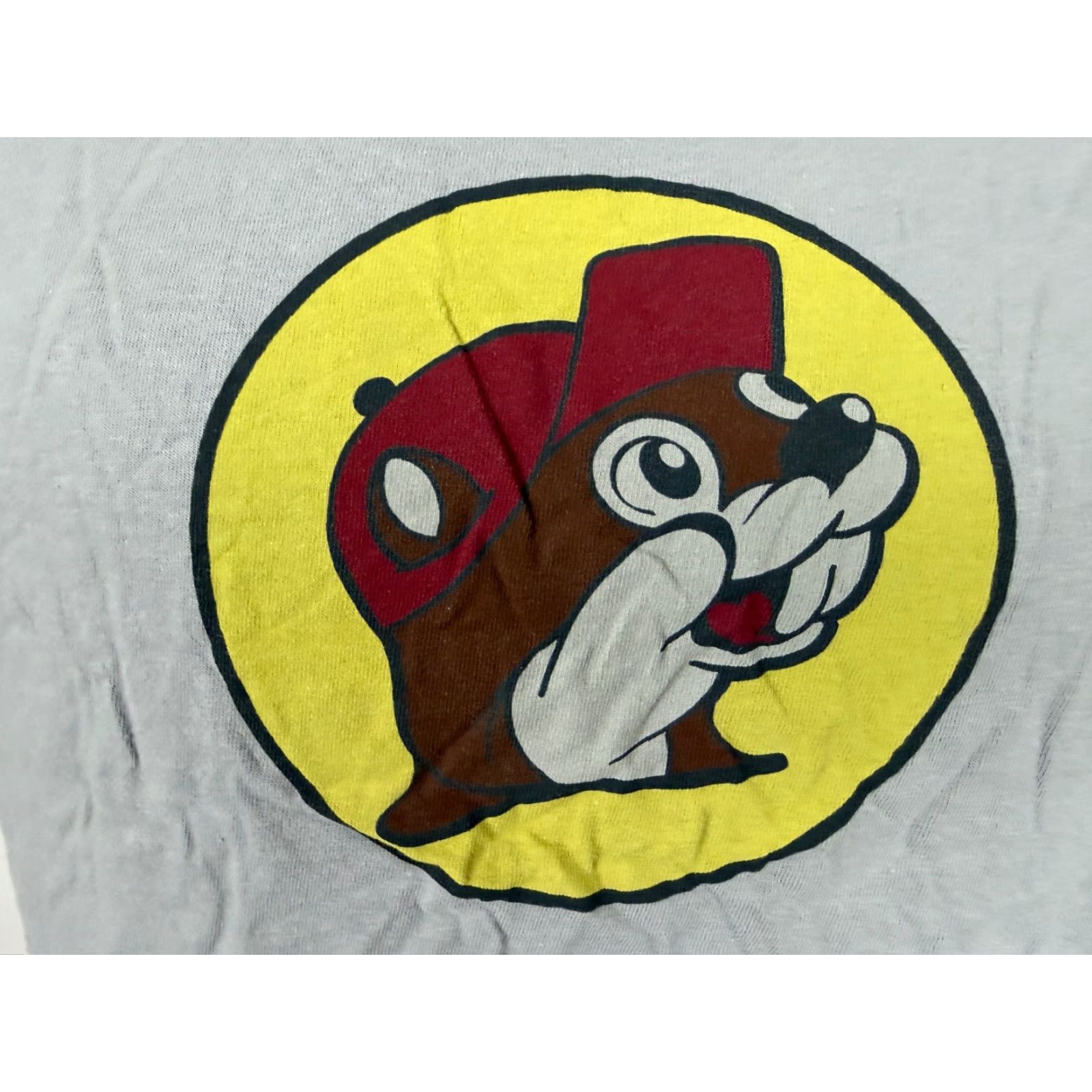 Vintage BUC-EE'S T-Shirt Men’s Medium Gray Cotton Graphic Print Short Sleeve Crew Neck Logo Double-Sided Size US M / EU 48-50 / 2 - 5 Thumbnail