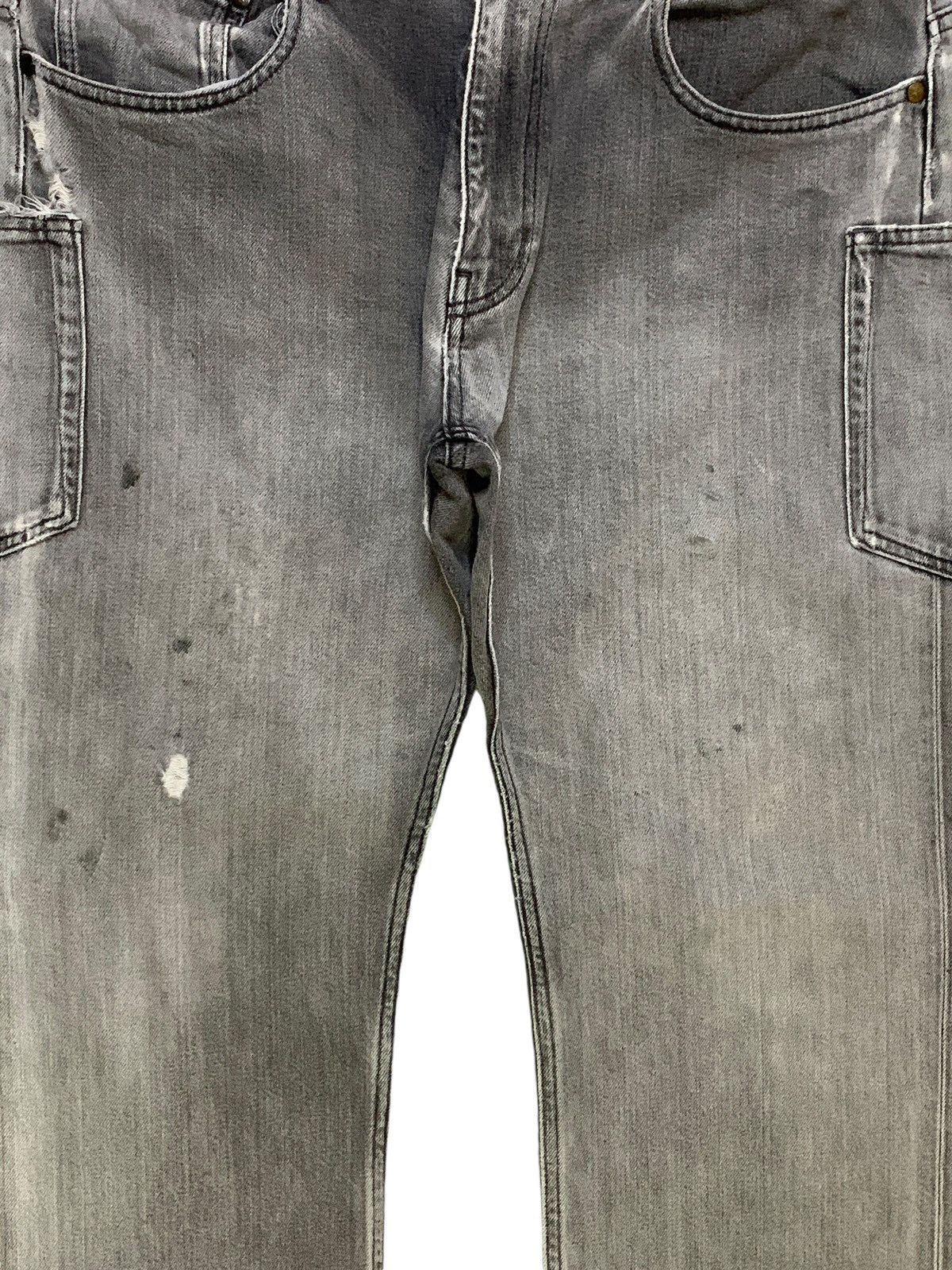 Japanese Brand Vintage Japanese Brand Buckle Back Cargo Baggy Jeans Size US 36 / EU 52 - 5 Thumbnail