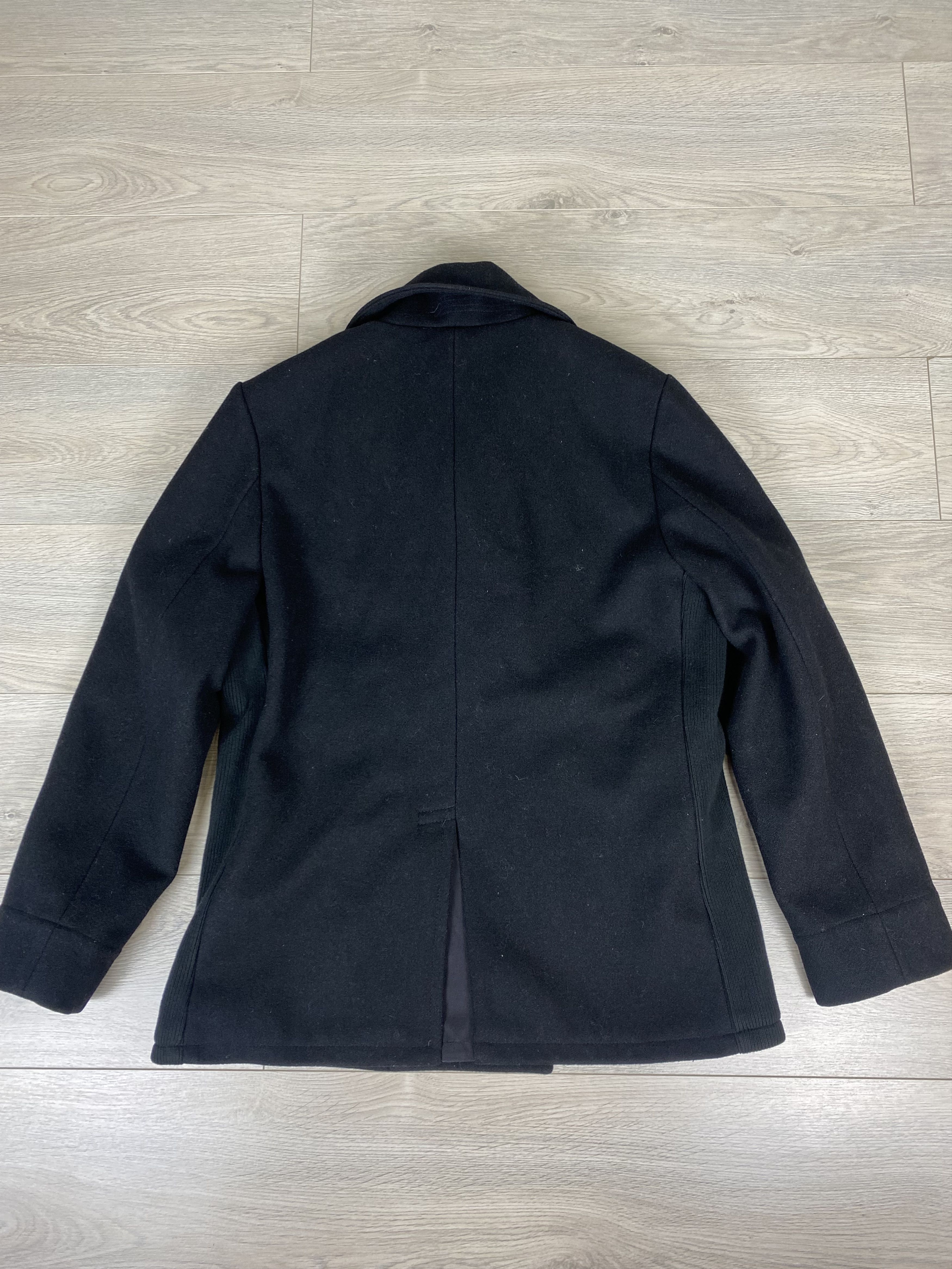 Evisu Evisu Vintage Wool Pea Coat Size US XL / EU 56 / 4 - 4 Thumbnail
