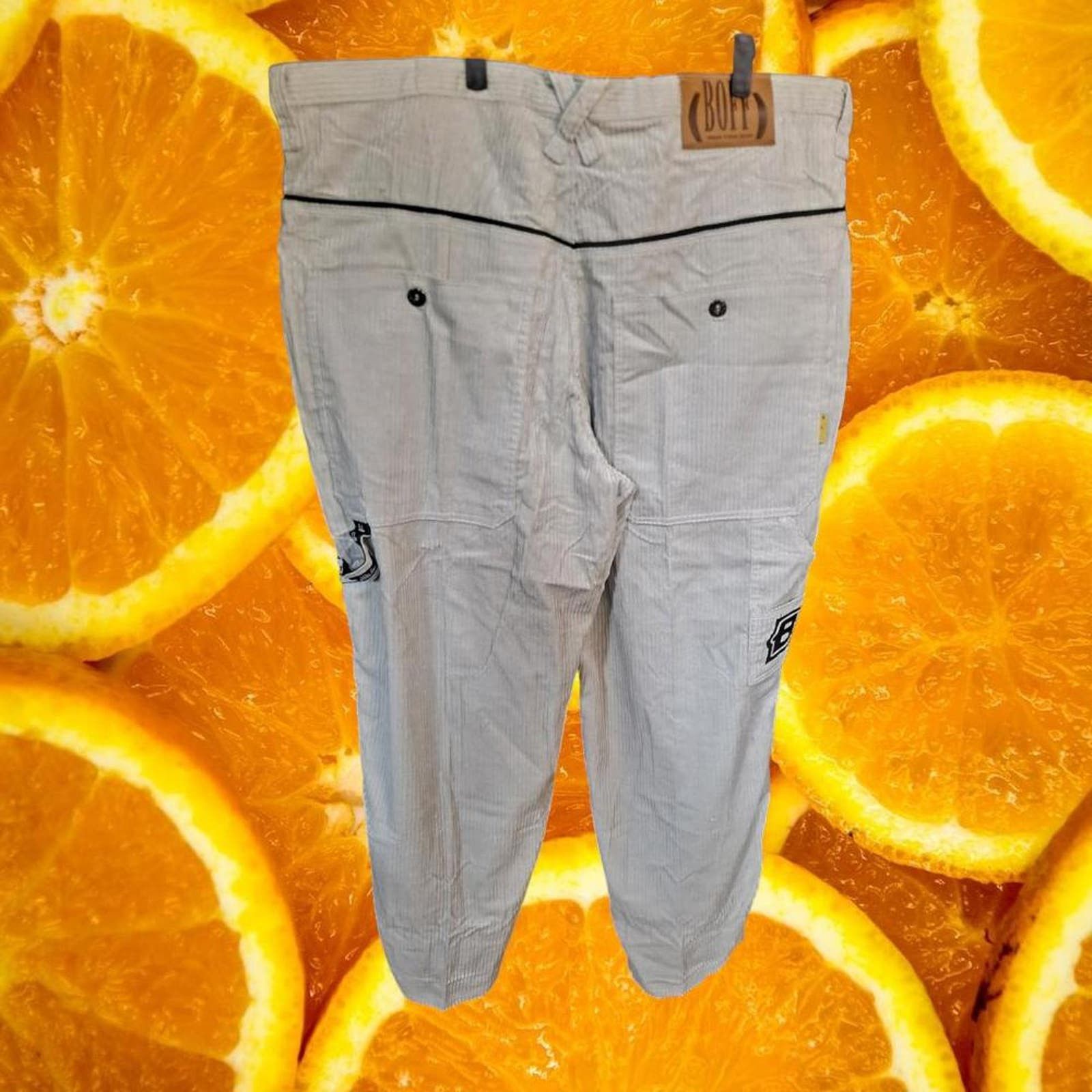 Other Boff White Corduroy‎ Pants with Black Trim Size 48 Size US 44 / EU 60 - 9 Thumbnail