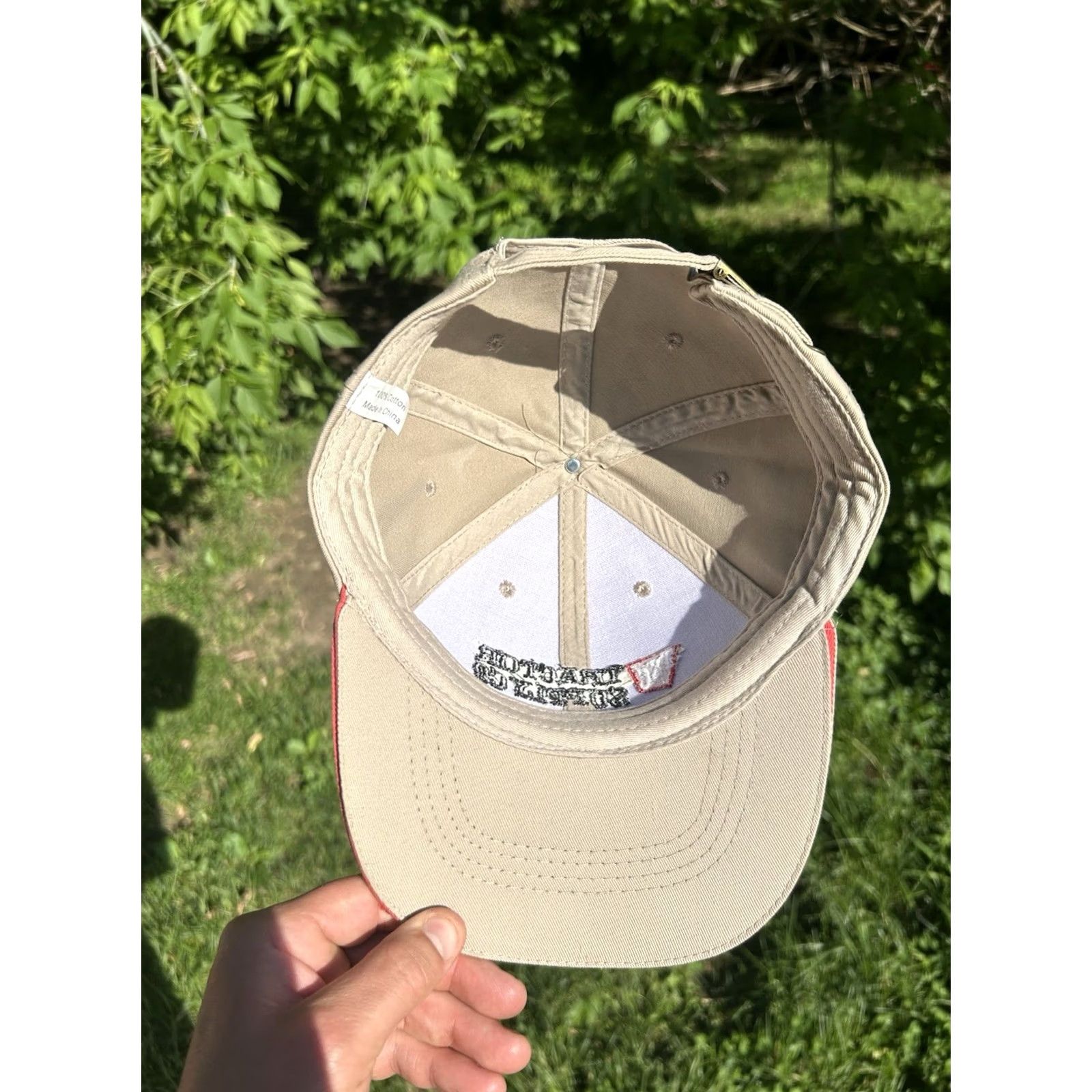 Vintage Tractor Supply Co strapback hat cap adjustable farm tan brown baseball Men Adjustable Cap Baseball Hat Mens Size ONE SIZE - 5 Thumbnail