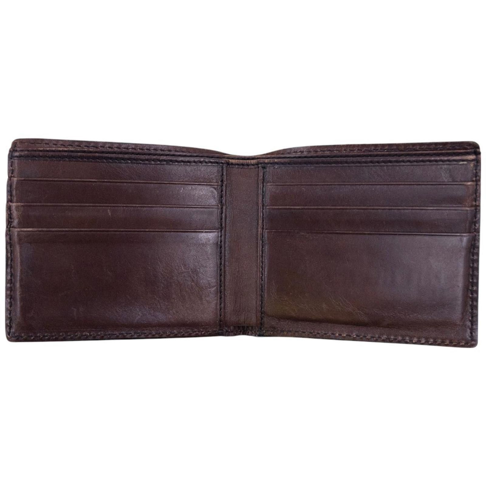 Gucci Vintage Gucci Leather Wallet Size ONE SIZE - 2 Thumbnail