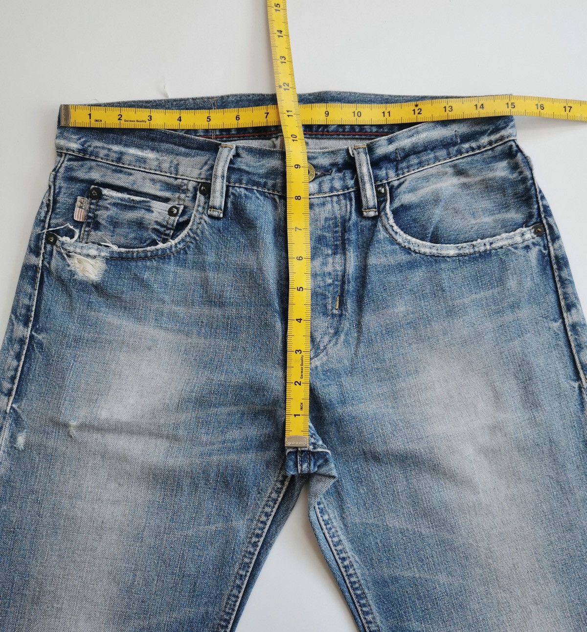 Ralph Lauren Ralph Lauren Mercer Slim Straight Distressed Jeans Size US 30 / EU 46 - 14 Thumbnail