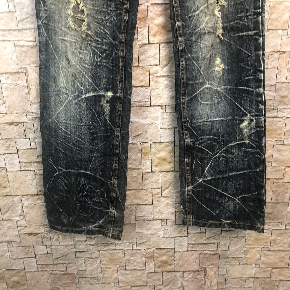 Japanese Brand Antful Double Waist Blue rare Denim Pants #A364 Size US 31 - 7 Thumbnail