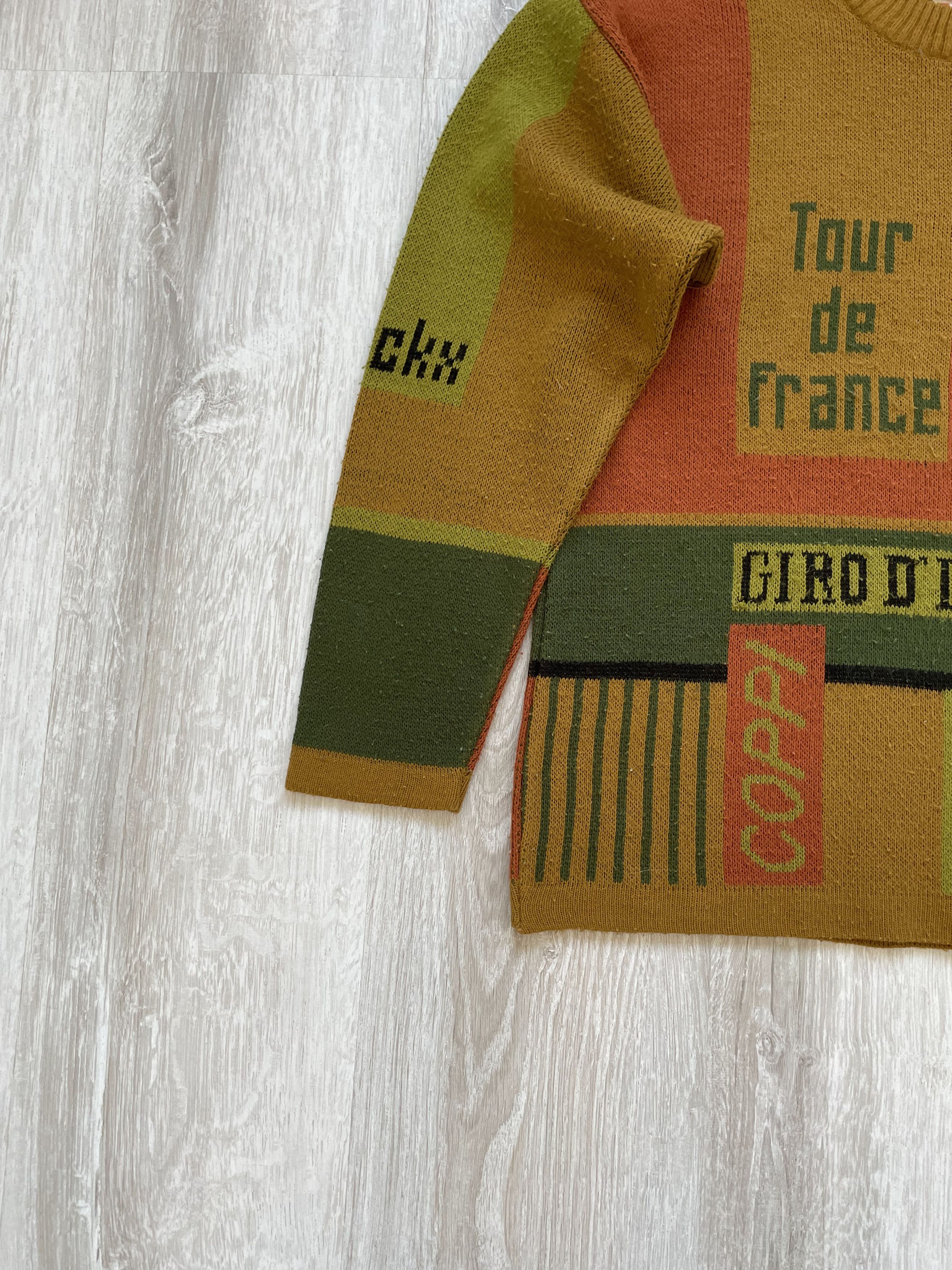 Vintage Rare 80s Coppi giro d'italia Roche Tour de France sweater Size US S / EU 44-46 / 1 - 3 Thumbnail