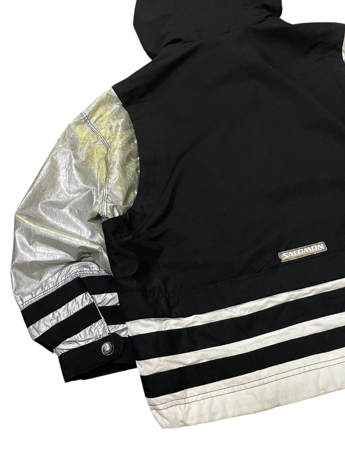 Salomon Vintage Salomon Astro Reflective Silver Coated Boxy Jacket Size US M / EU 48-50 / 2 - 17 Thumbnail