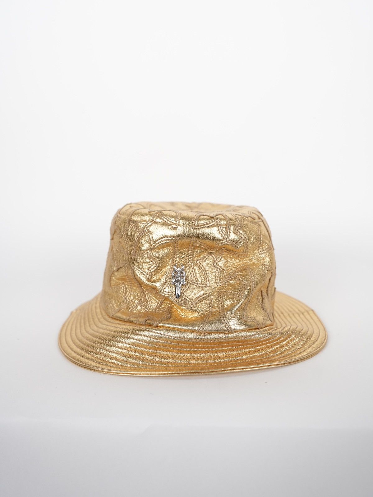 Chrome Hearts Chrome Hearts Leather Cross Patch Bucket Hat Size ONE SIZE - 1 Thumbnail