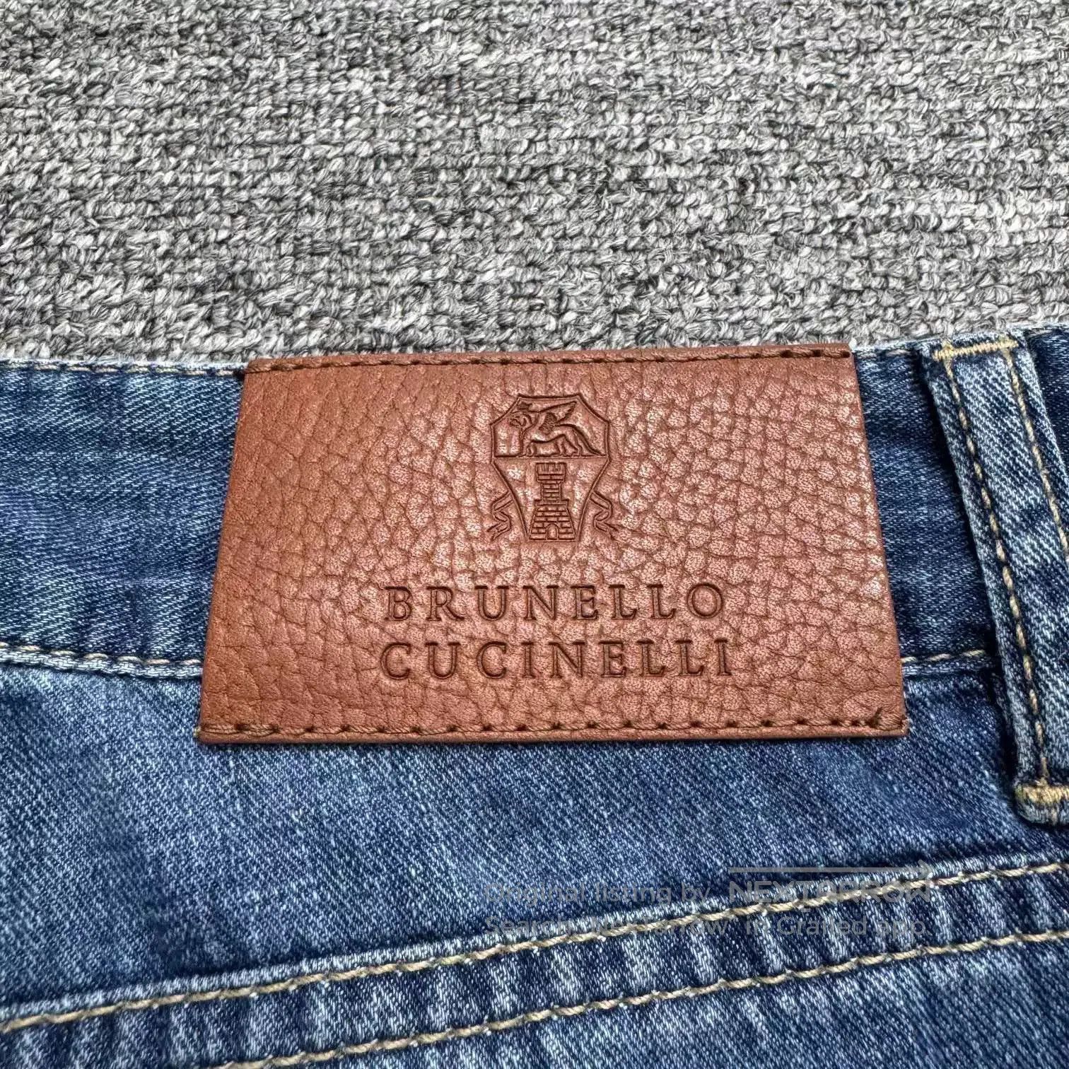 Brunello Cucinelli Brunello Cucinelli Washed Distressed Jeans. Size US 28 / EU 44 - 6 Thumbnail