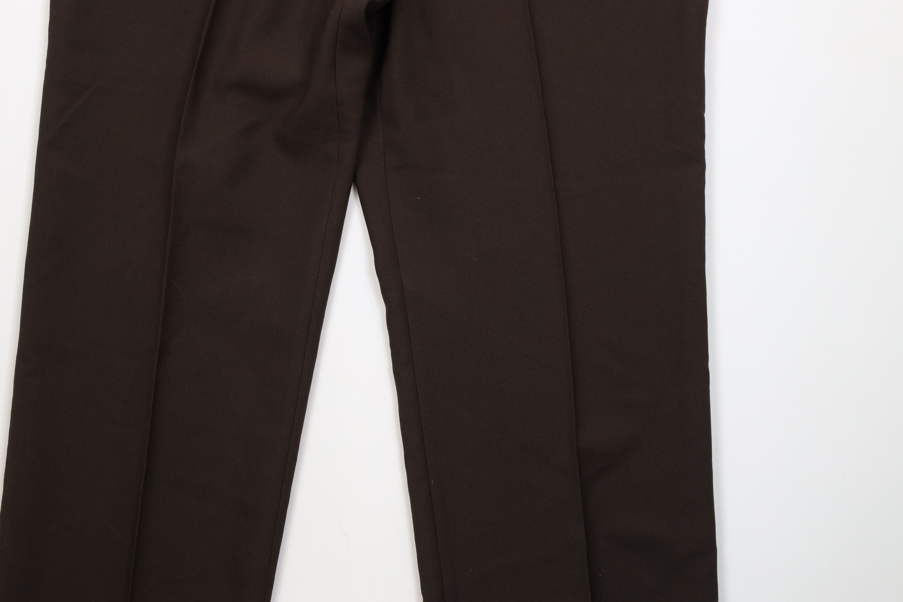 Vintage Deadstock Vintage 70s Worsted Blend Wide Leg Chino Pants Size US 40 / EU 56 - 4 Thumbnail