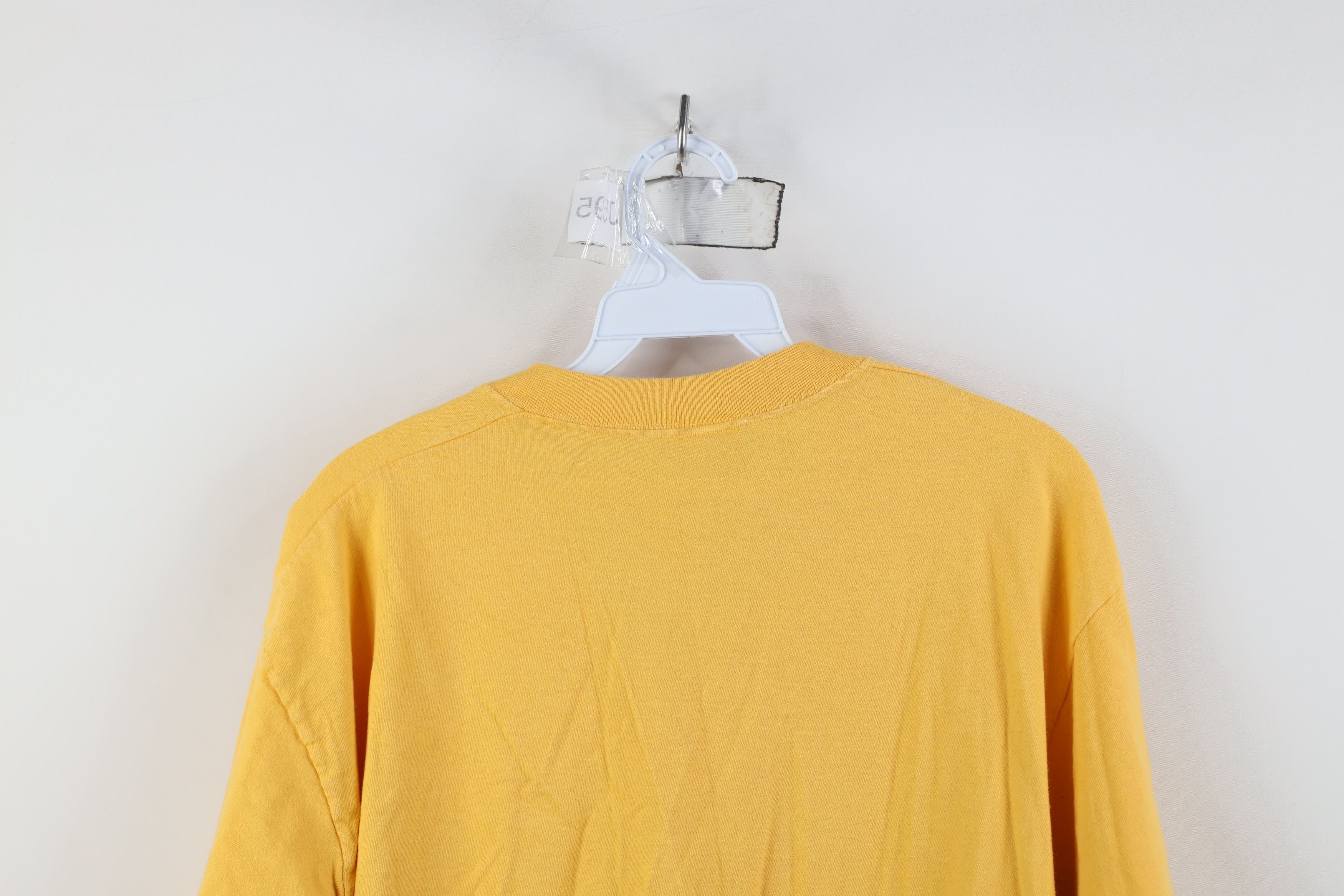 Gap Vintage 90s Gap Pigment Dye V-Neck T-Shirt Yellow Cotton USA Size US S / EU 44-46 / 1 - 11 Thumbnail