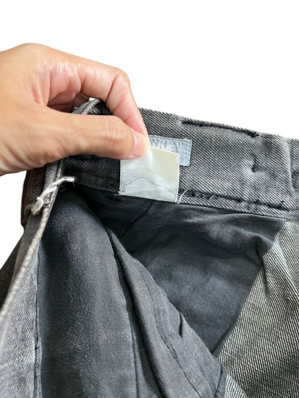 Comme des Garcons × Comme des Garcons Homme Plus Vintage Comme Des Garçons Homme Denim Pants Size US 30 / EU 46 - 12 Thumbnail