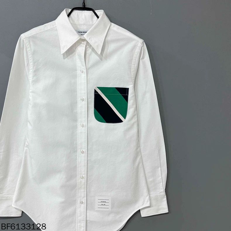 Thom Browne Thom Browne Printed pocket lapel button long sleeve shirt Size M / US 6-8 / IT 42-44 - 2 Thumbnail