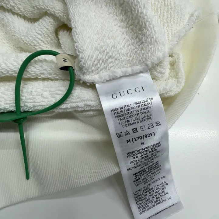 Gucci Gucci Gucci x Adidas White Logo Hoodie -2506 Size US M / EU 48-50 / 2 - 3 Thumbnail