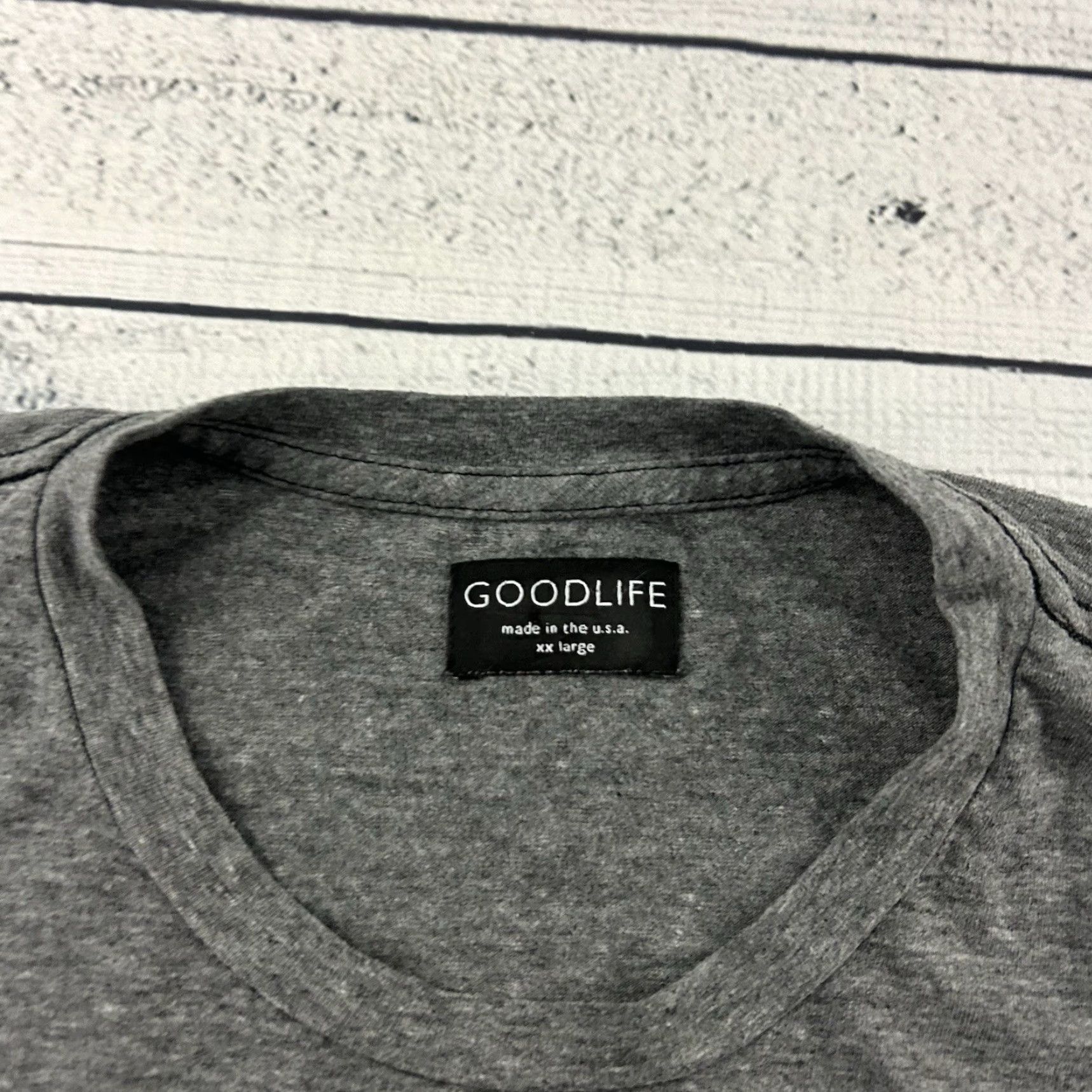 Vintage Goodlife Short Sleeve T-Shirt Mens XXL Gray Size US XXL / EU 58 / 5 - 2 Thumbnail
