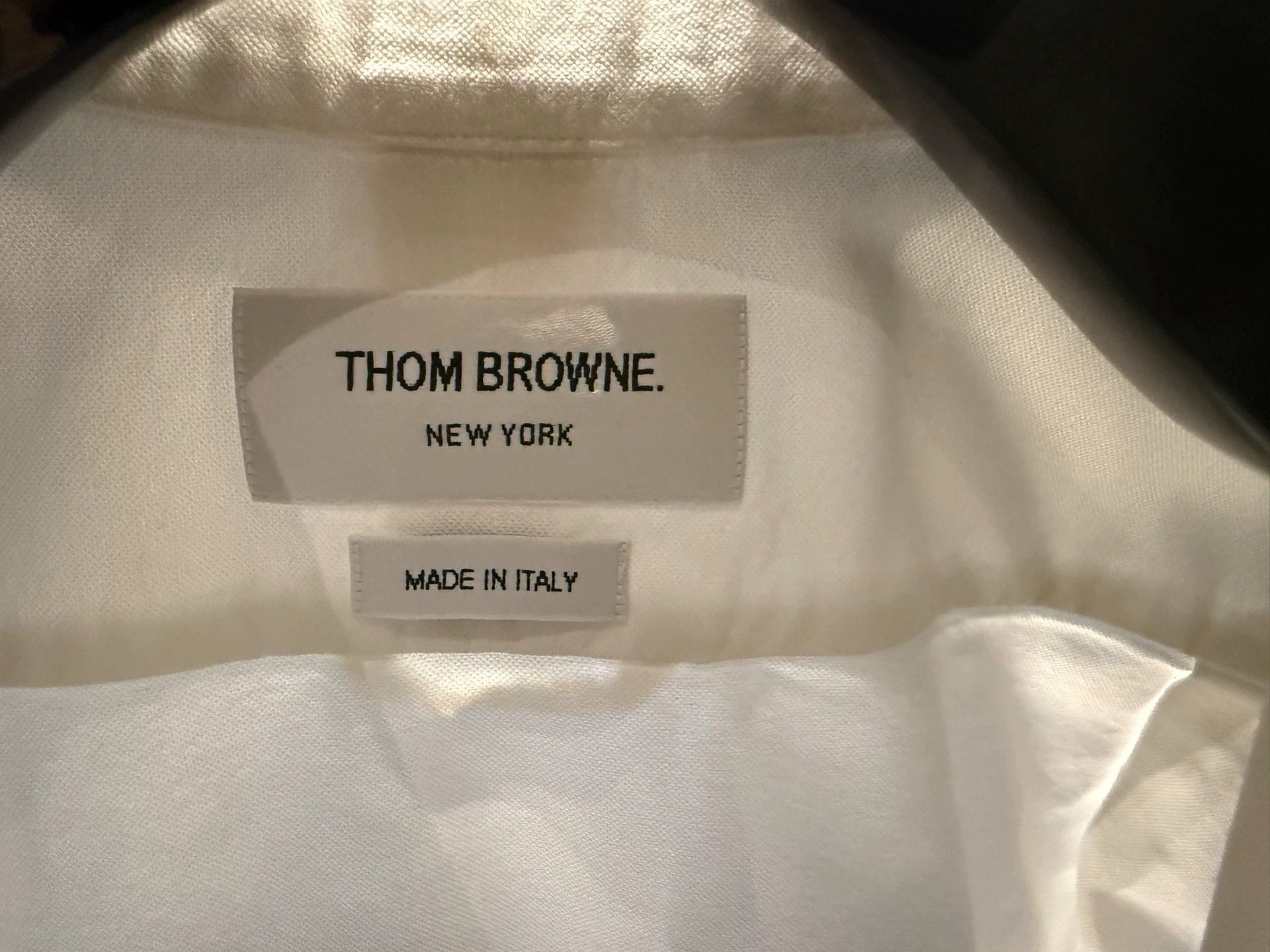 Thom Browne Thom Browne Color Placket White Oxford Shirt Size 2 9/10 Size US M / EU 48-50 / 2 - 3 Thumbnail